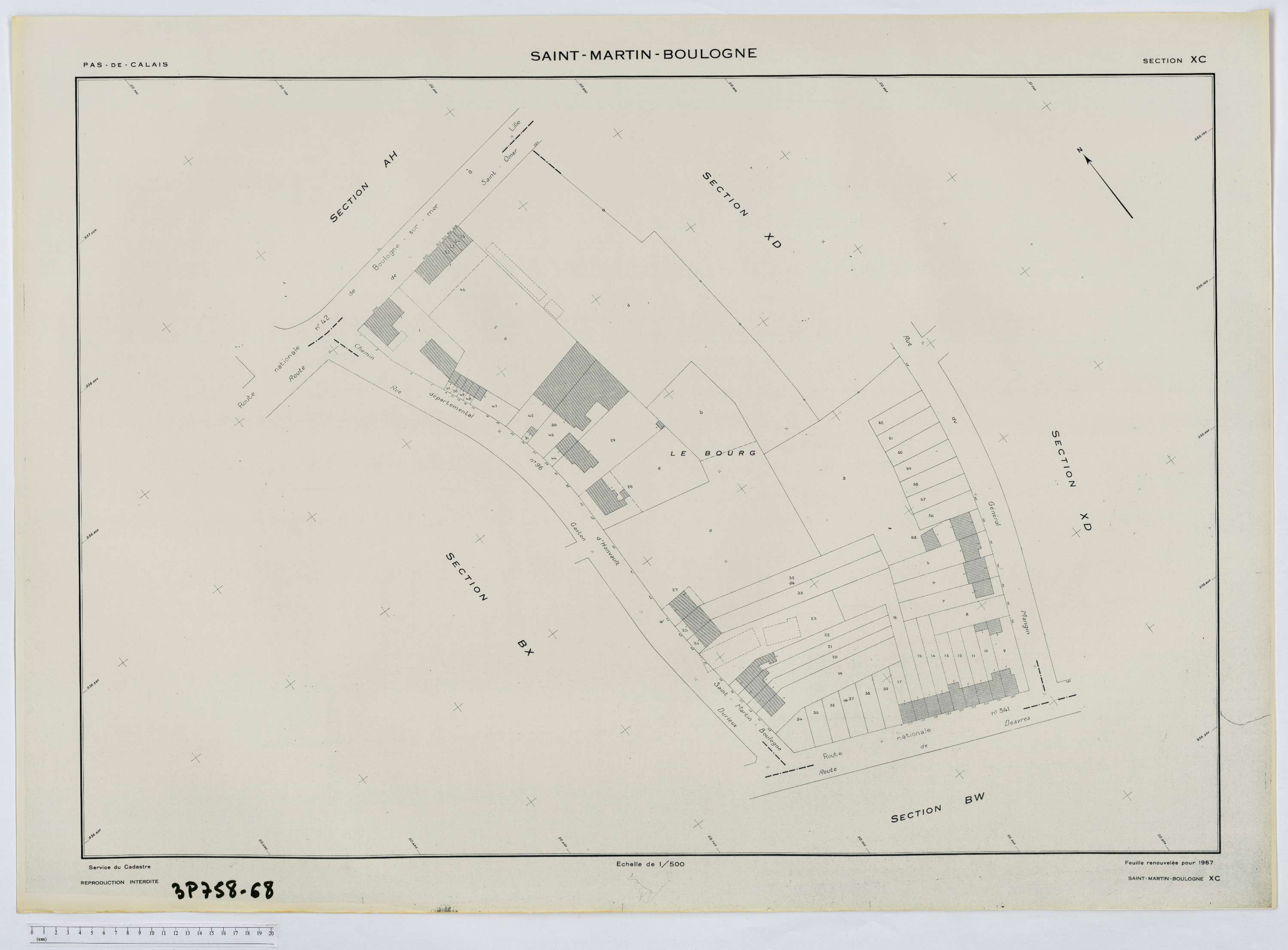 Saint-Martin-Boulogne - Section XC.
