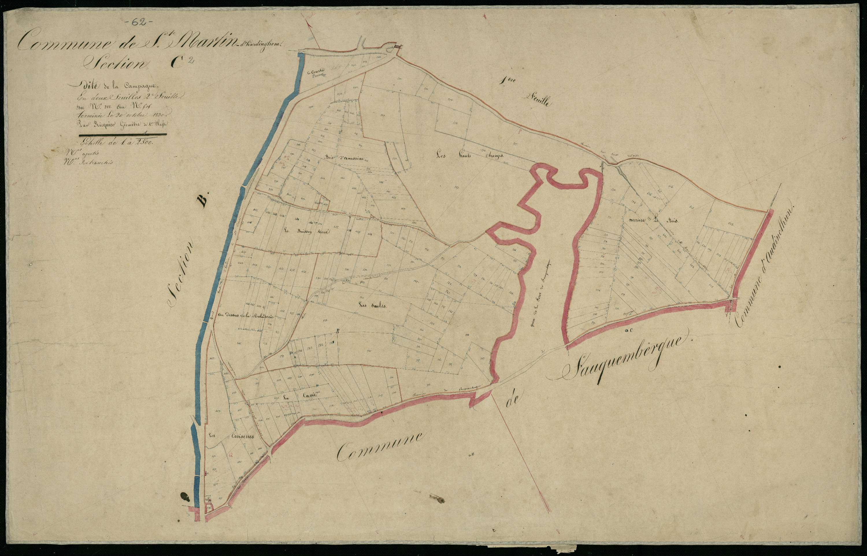 Saint-Martin-d'Hardinghem - Section C, 2e feuille