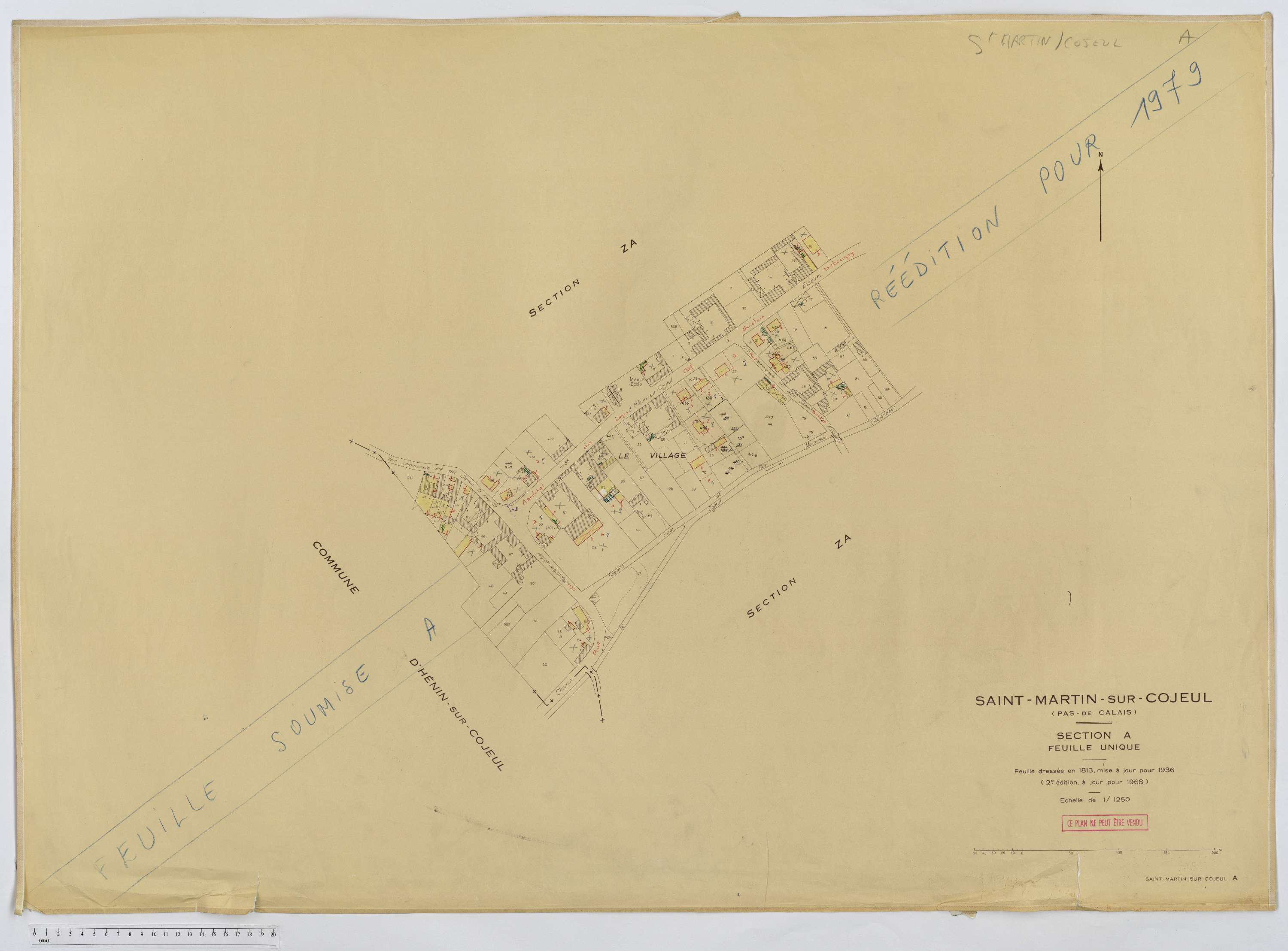 Saint-Martin-sur-Cojeul - Section A.