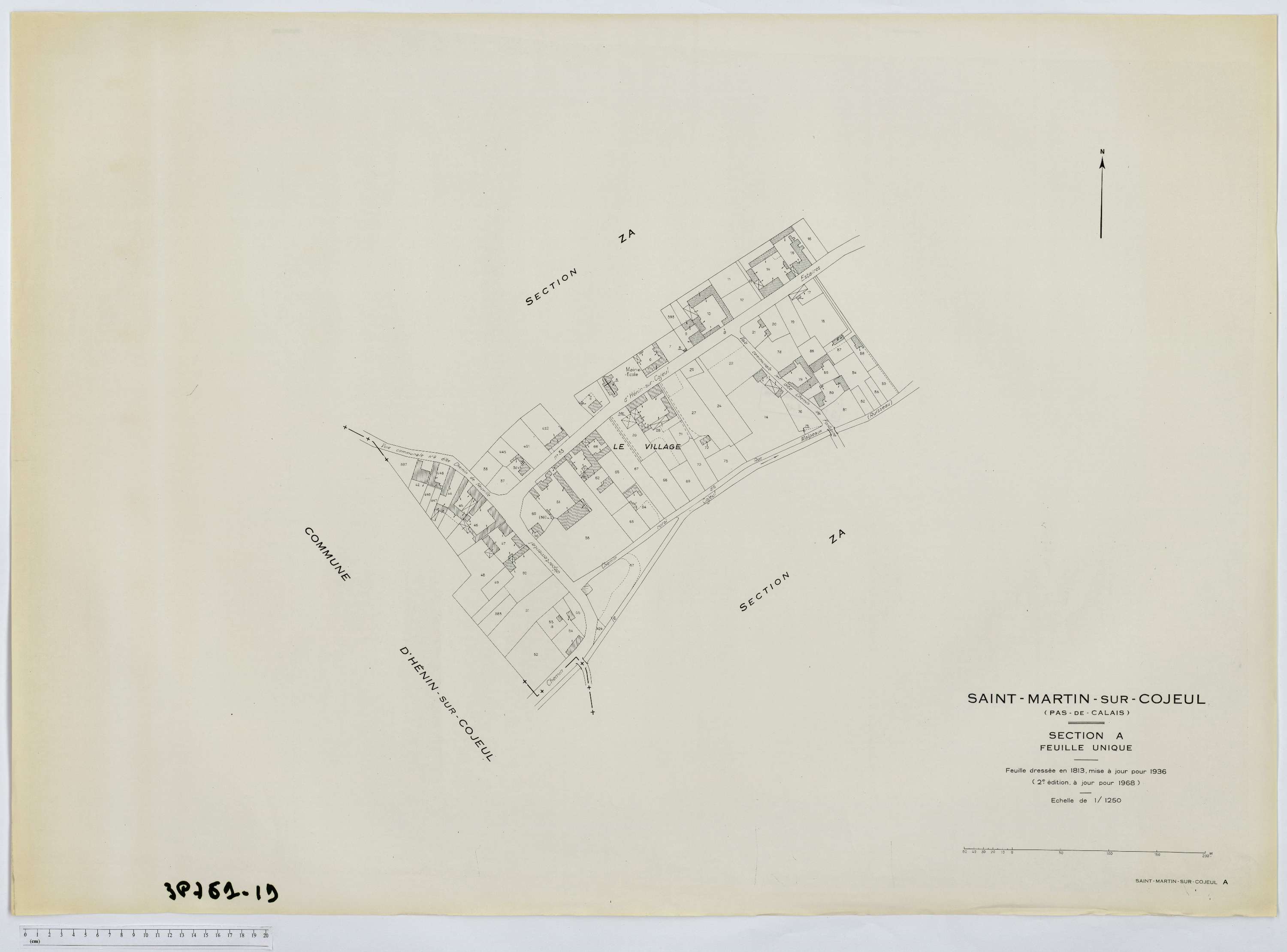 Saint-Martin-sur-Cojeul - Section A.