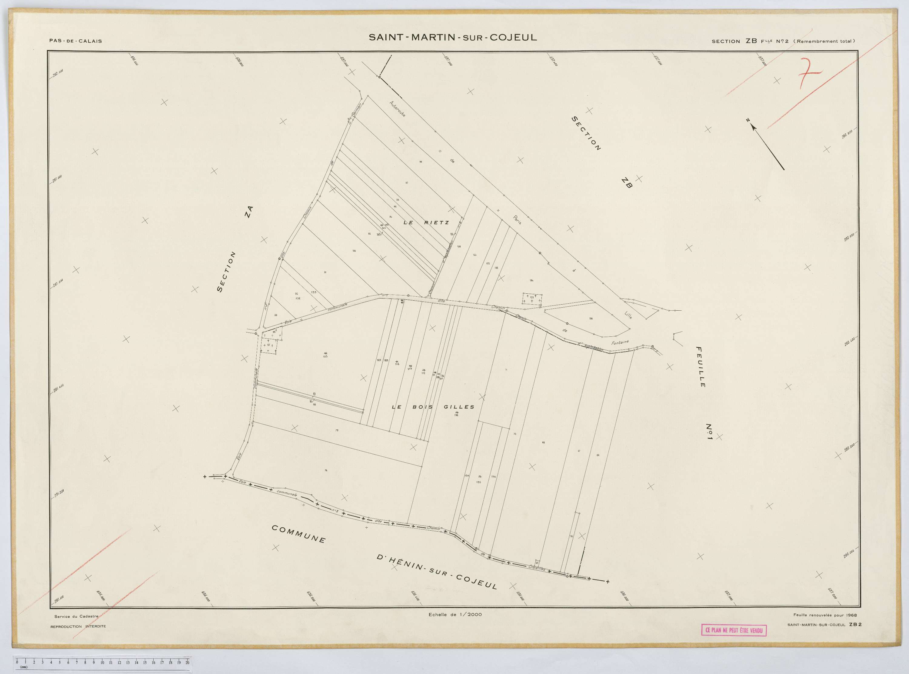 Saint-Martin-sur-Cojeul - Section ZB, feuille 2.