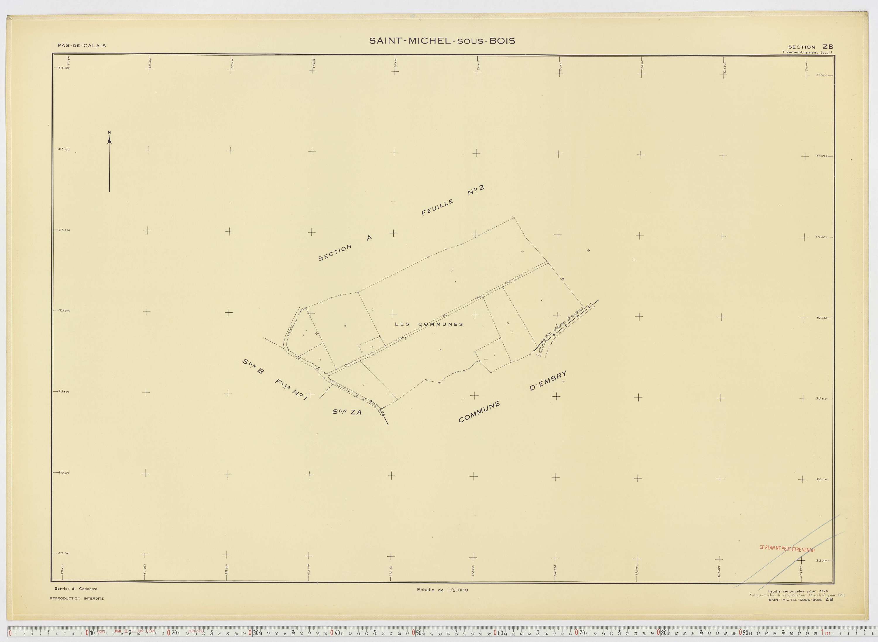 Saint-Michel-sous-Bois - Section ZB.