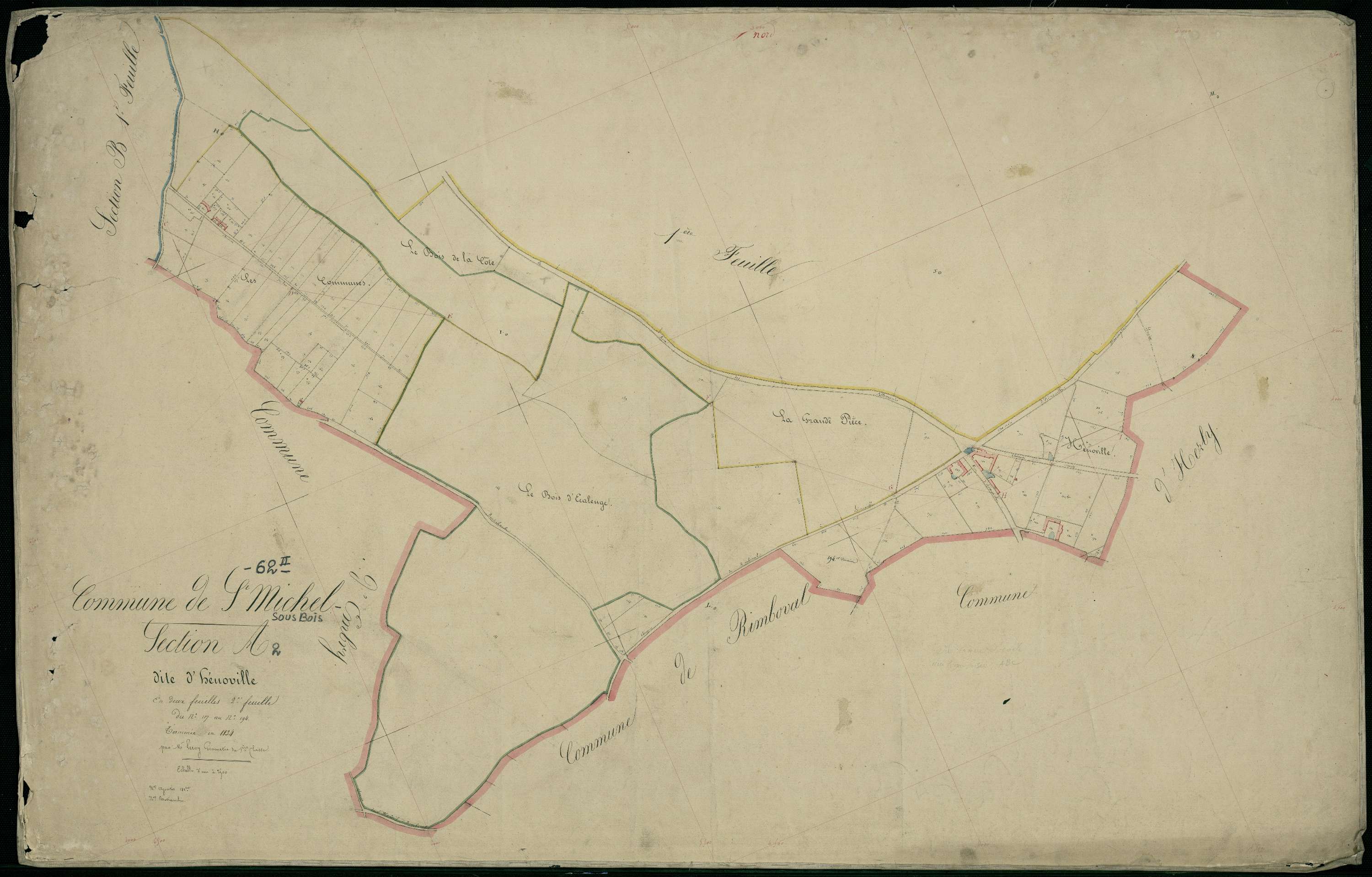 Saint-Michel-sous-Bois - Section A, 2e feuille