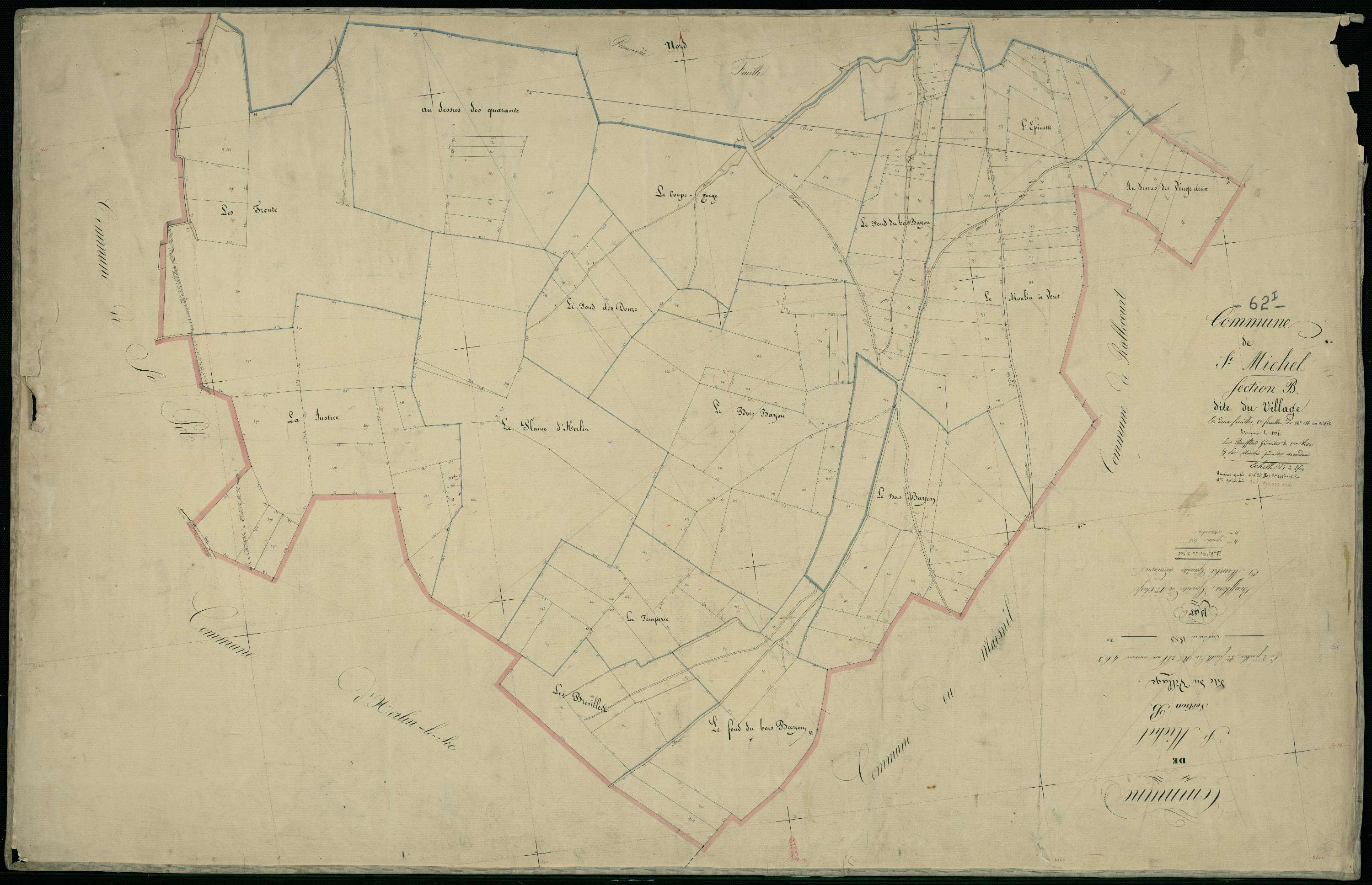 Saint-Michel-sur-Ternoise - Section B, 2e feuille