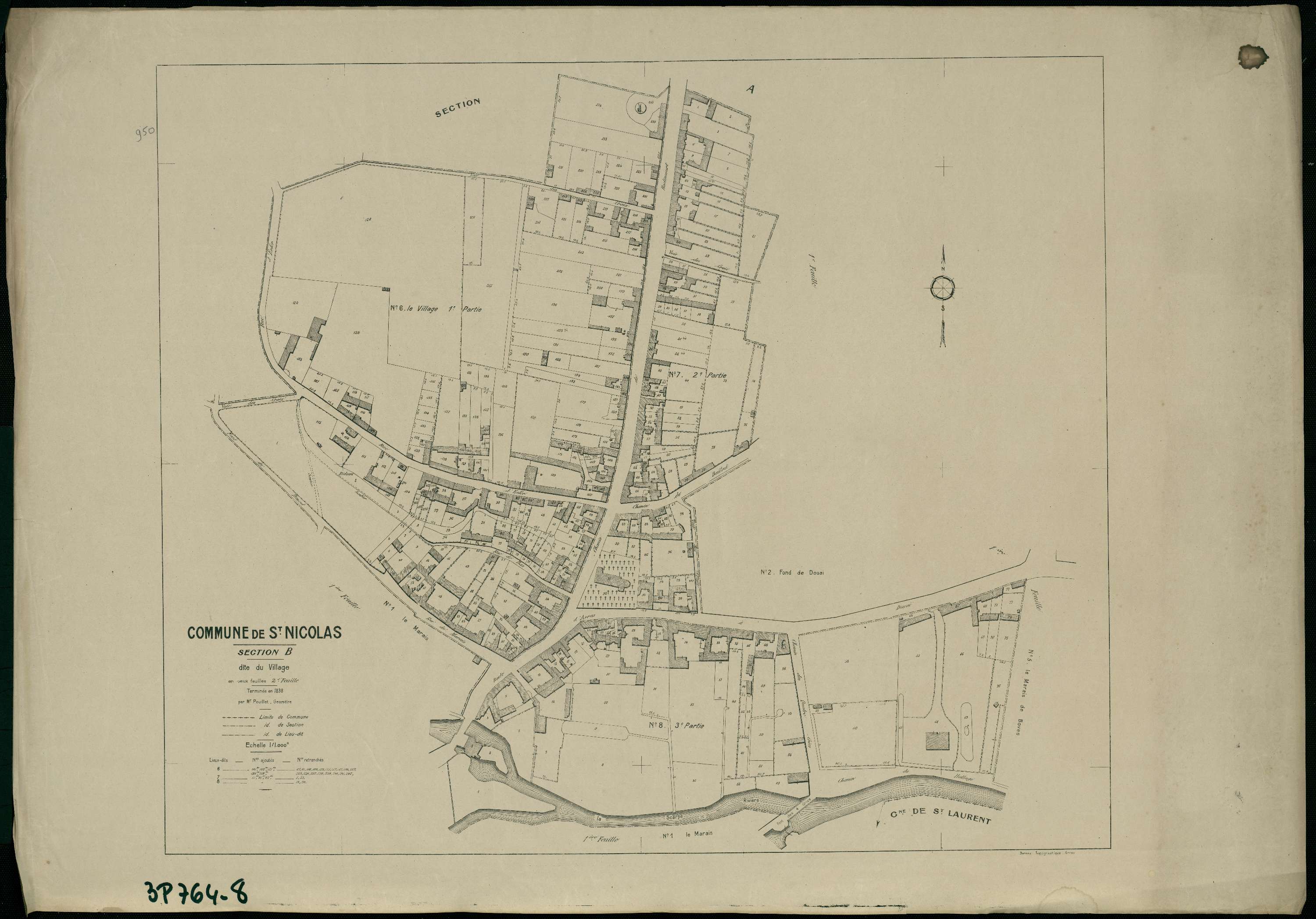 Saint-Nicolas - Section B, 2e feuille