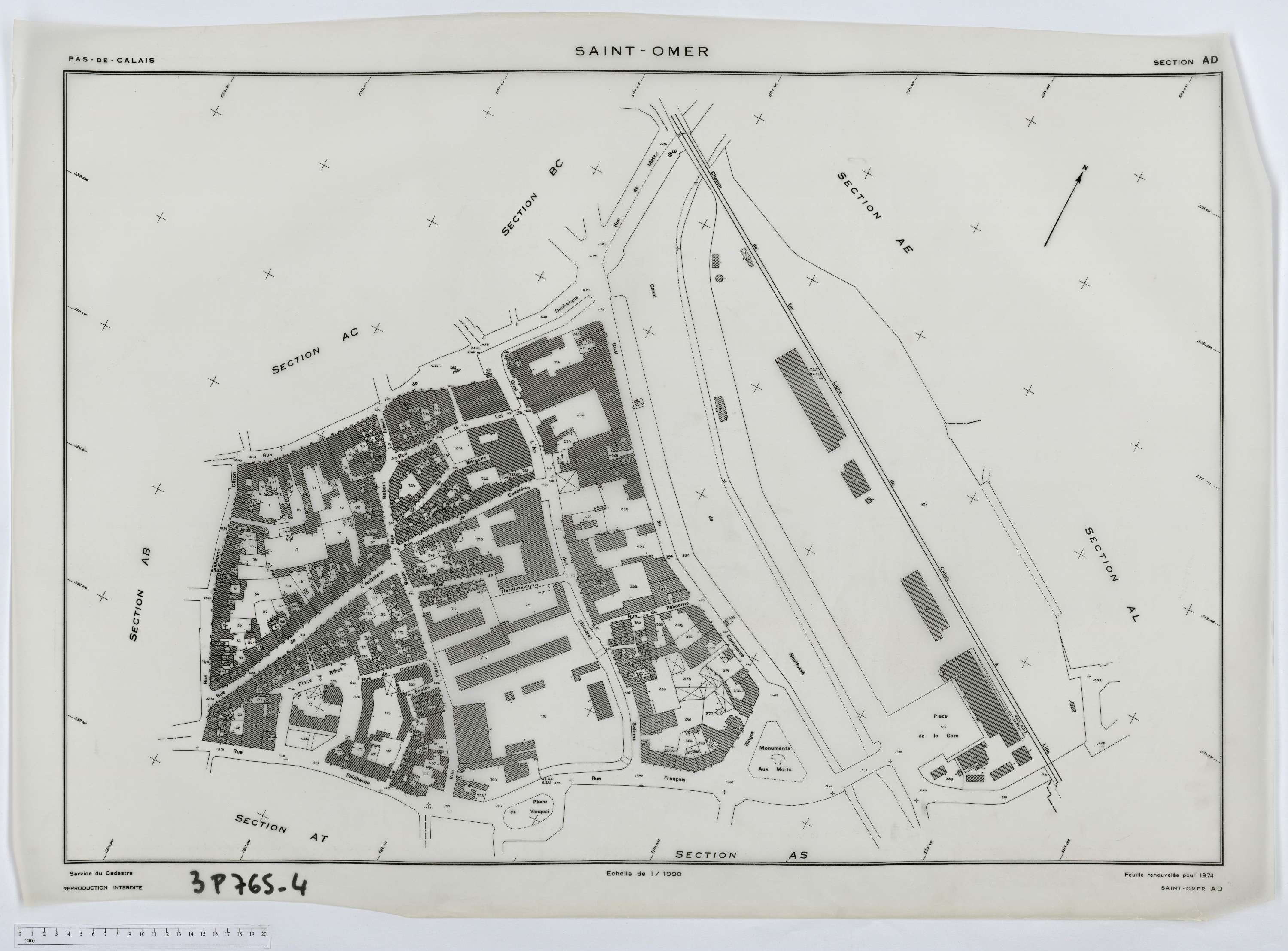 Saint-Omer - Section AD.