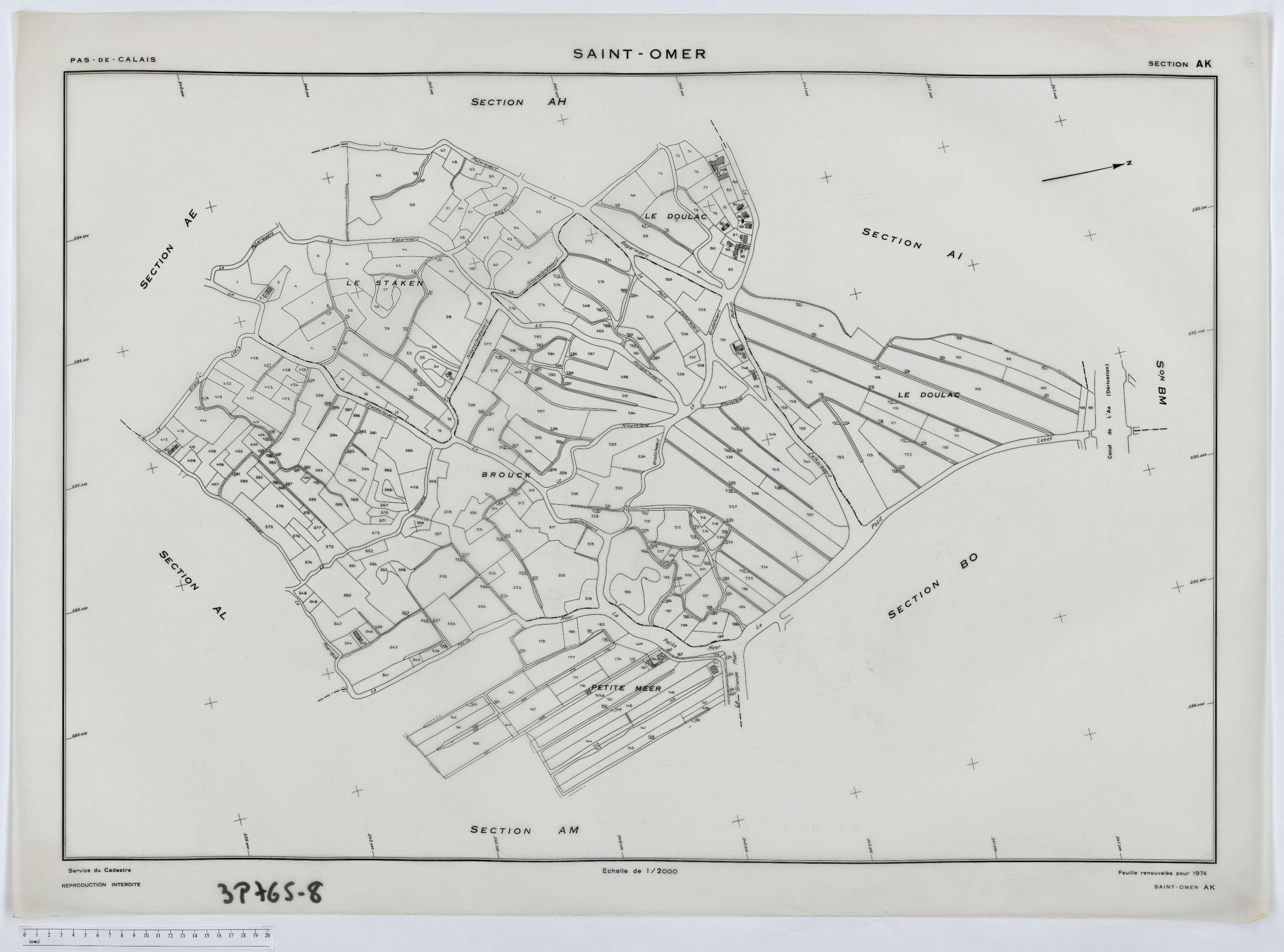 Saint-Omer - Section AK.