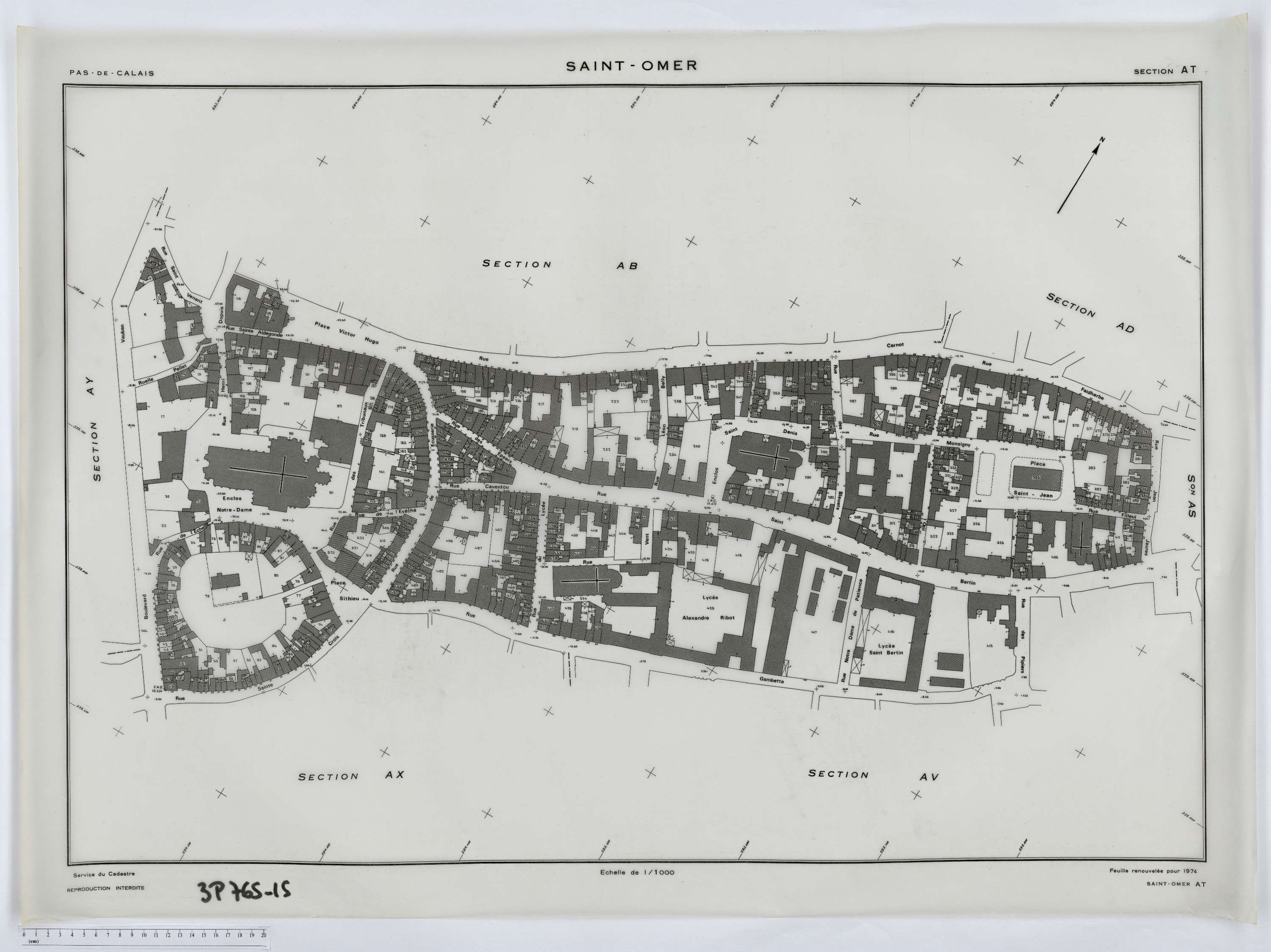 Saint-Omer - Section AT.