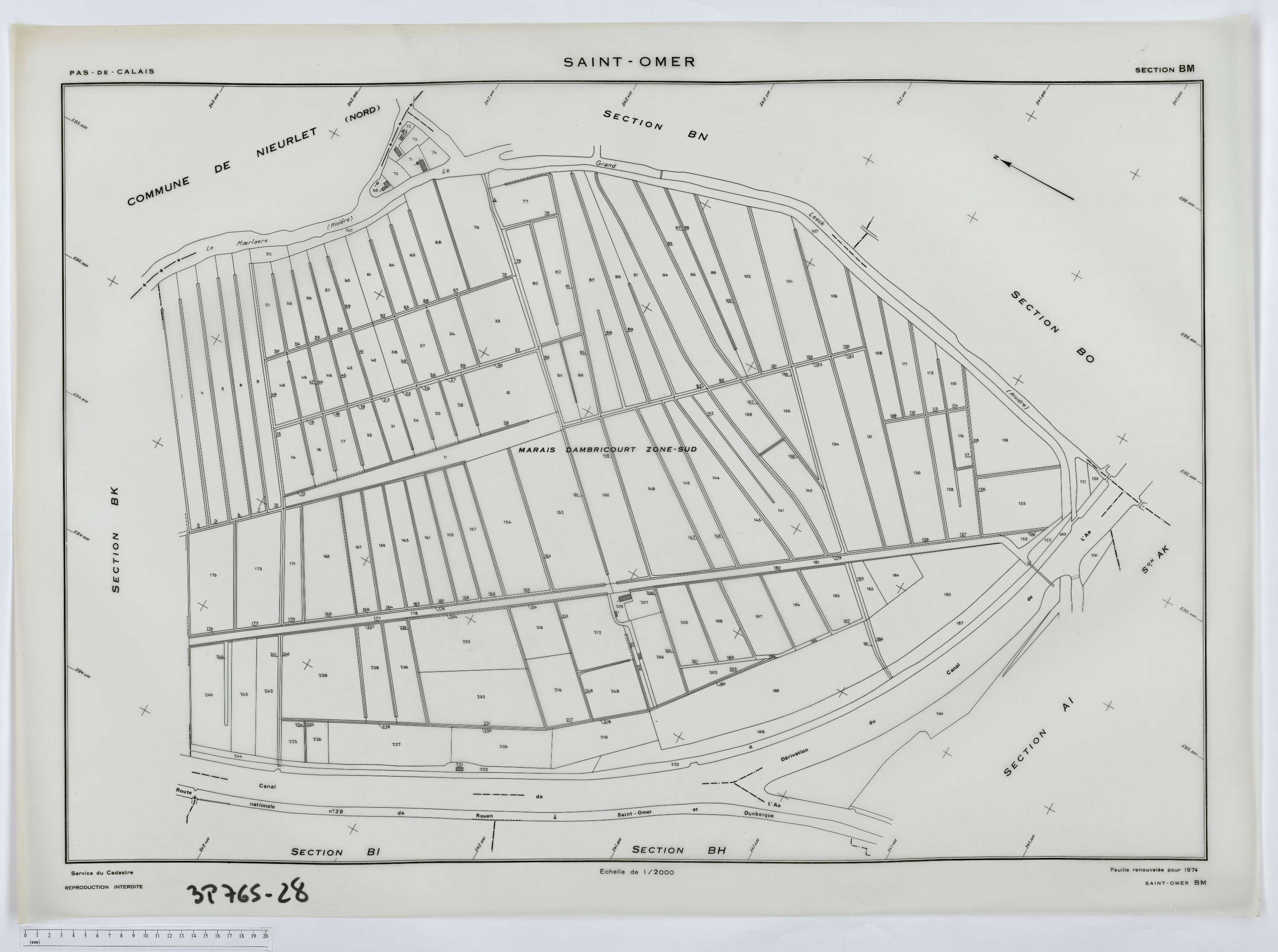 Saint-Omer - Section BM.
