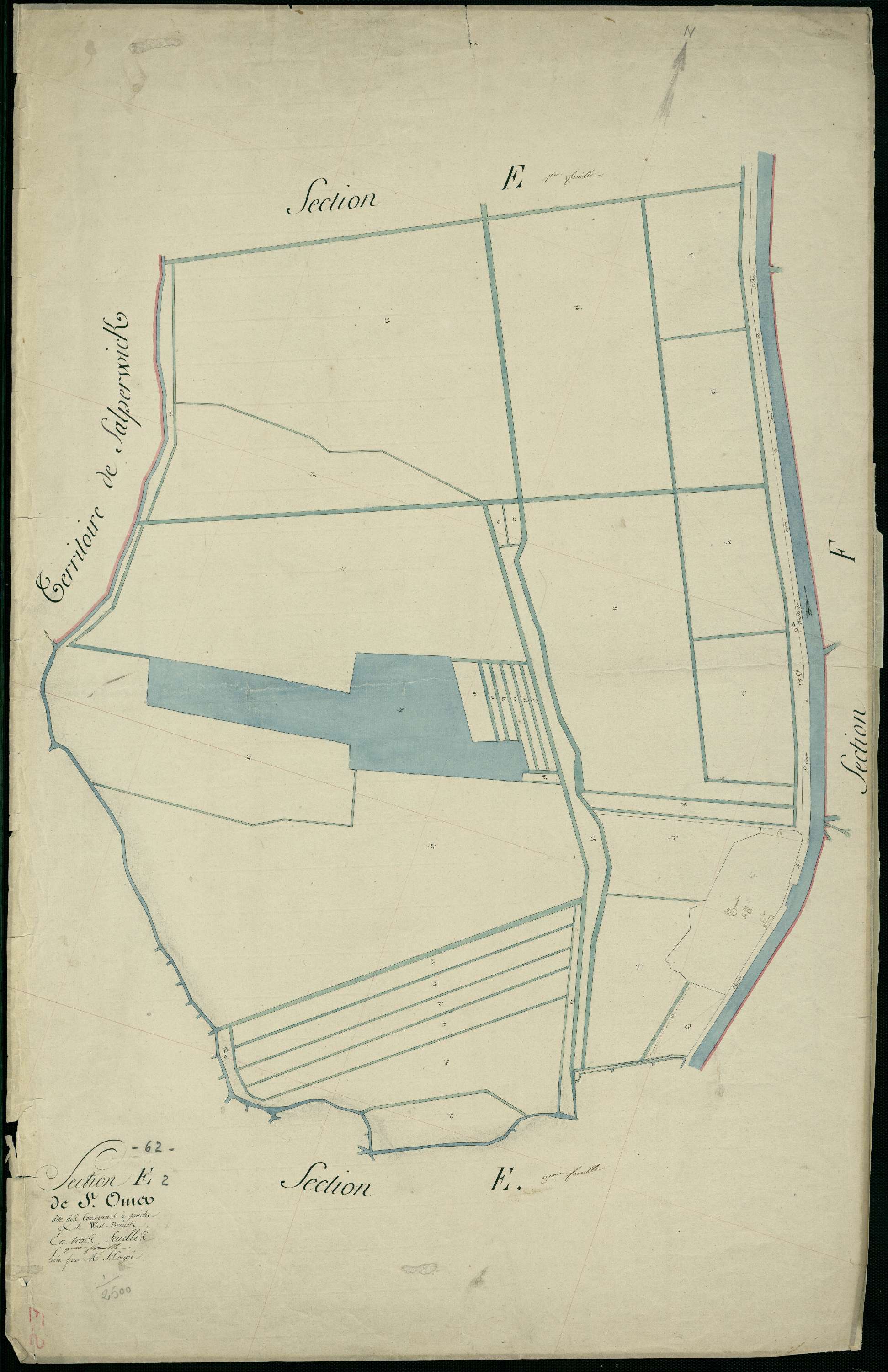 Saint-Omer - Section E, 2e feuille