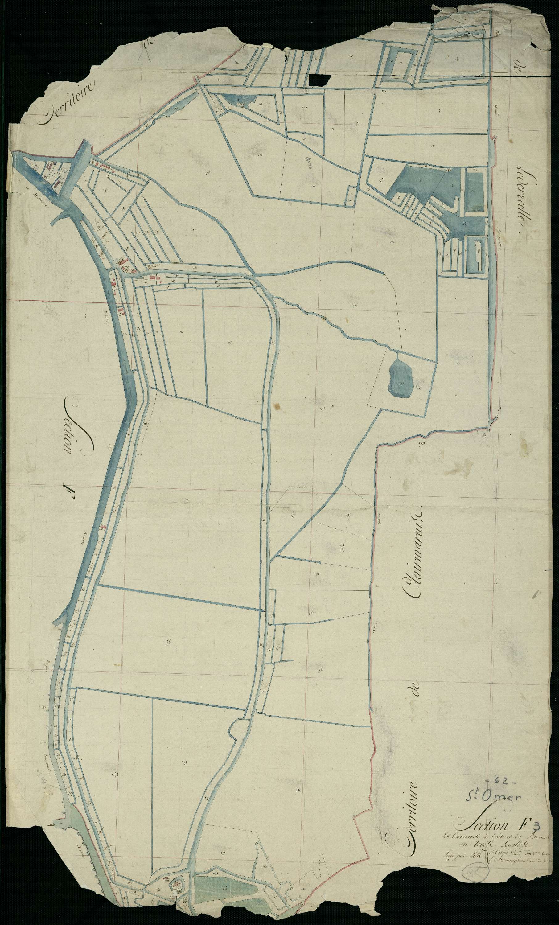 Saint-Omer - Section F, 3e feuille