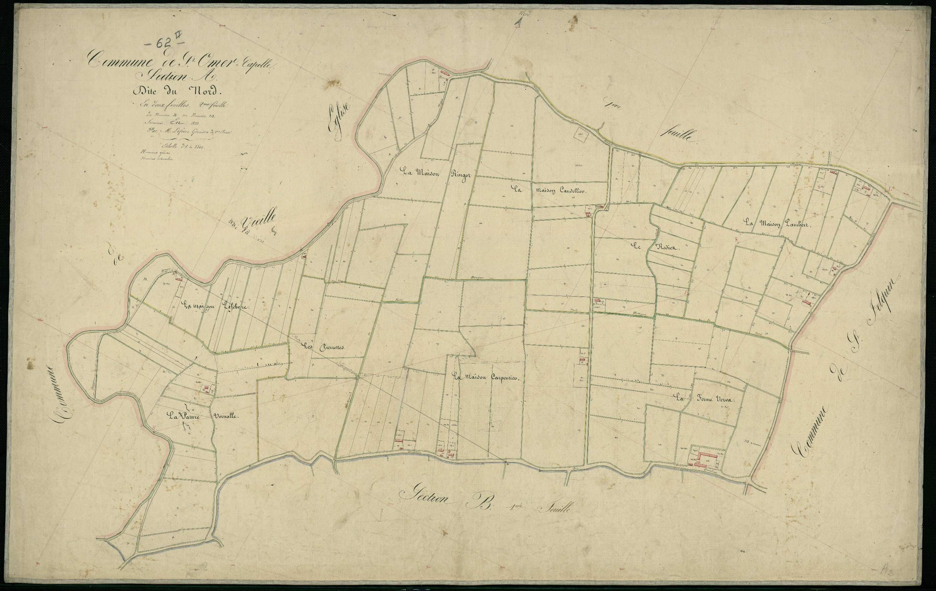 Saint-Omer - Section A, 2e feuille