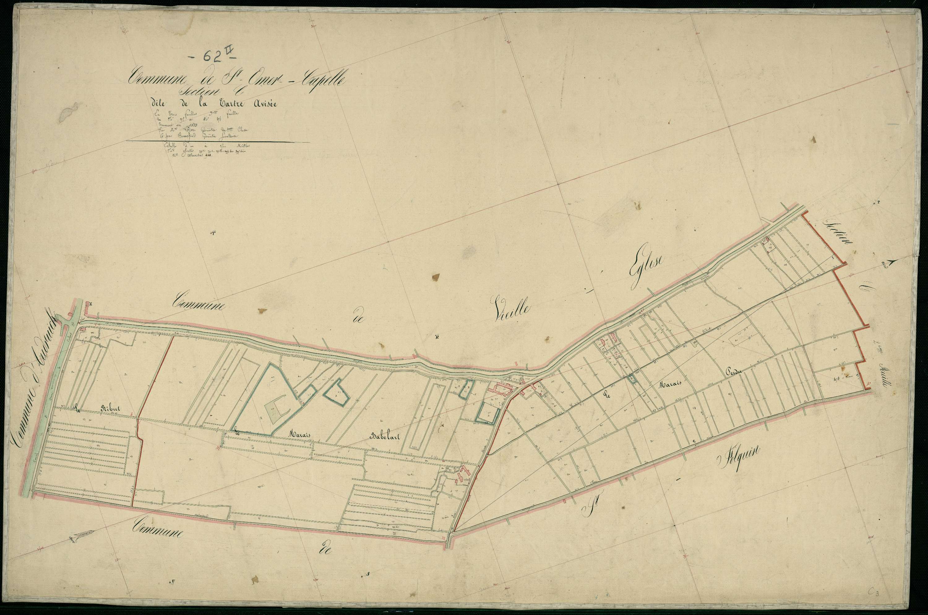 Saint-Omer - Section C, 3e feuille
