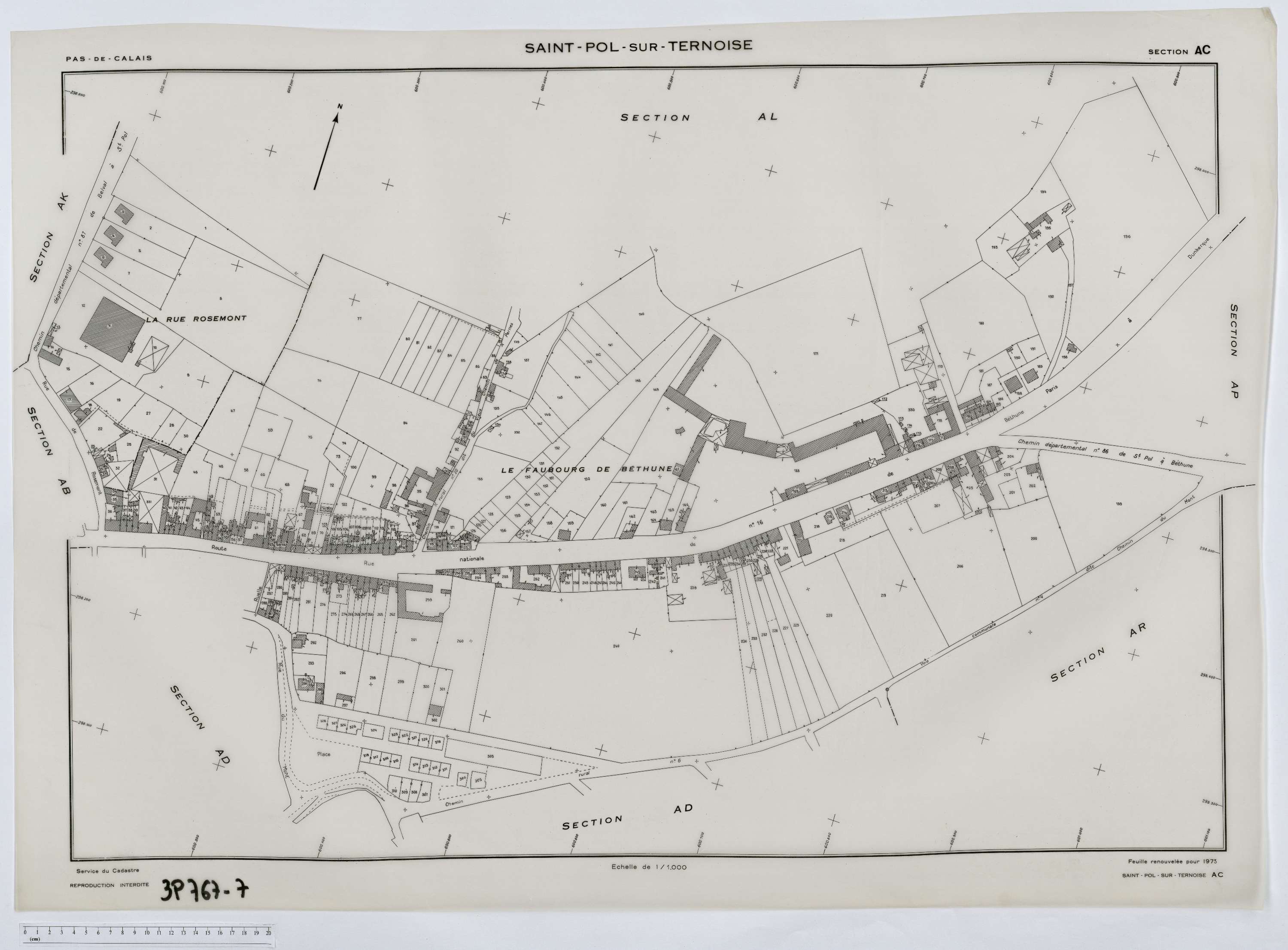 Saint-Pol-sur-Ternoise - Section AC.