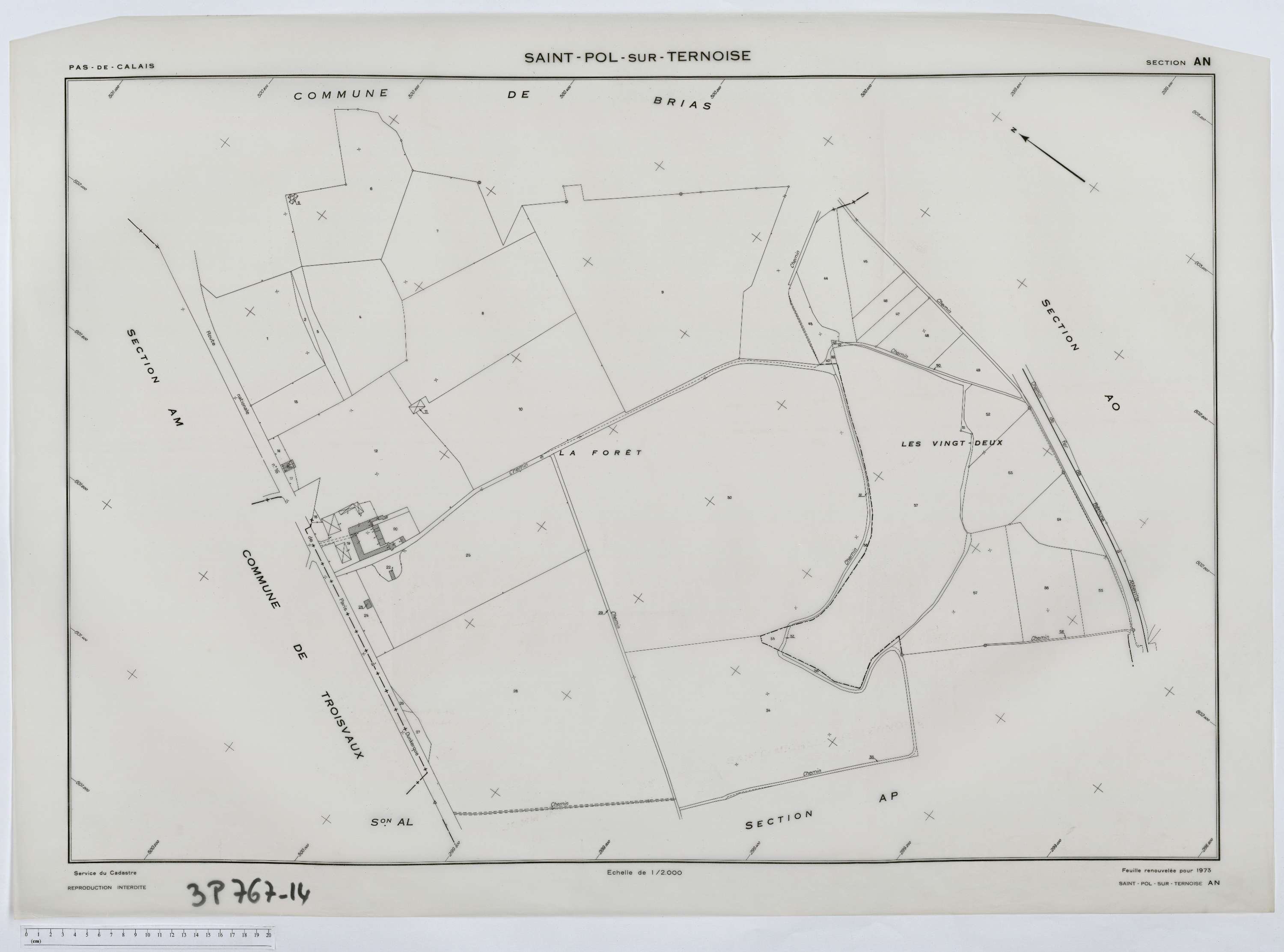 Saint-Pol-sur-Ternoise - Section AN.