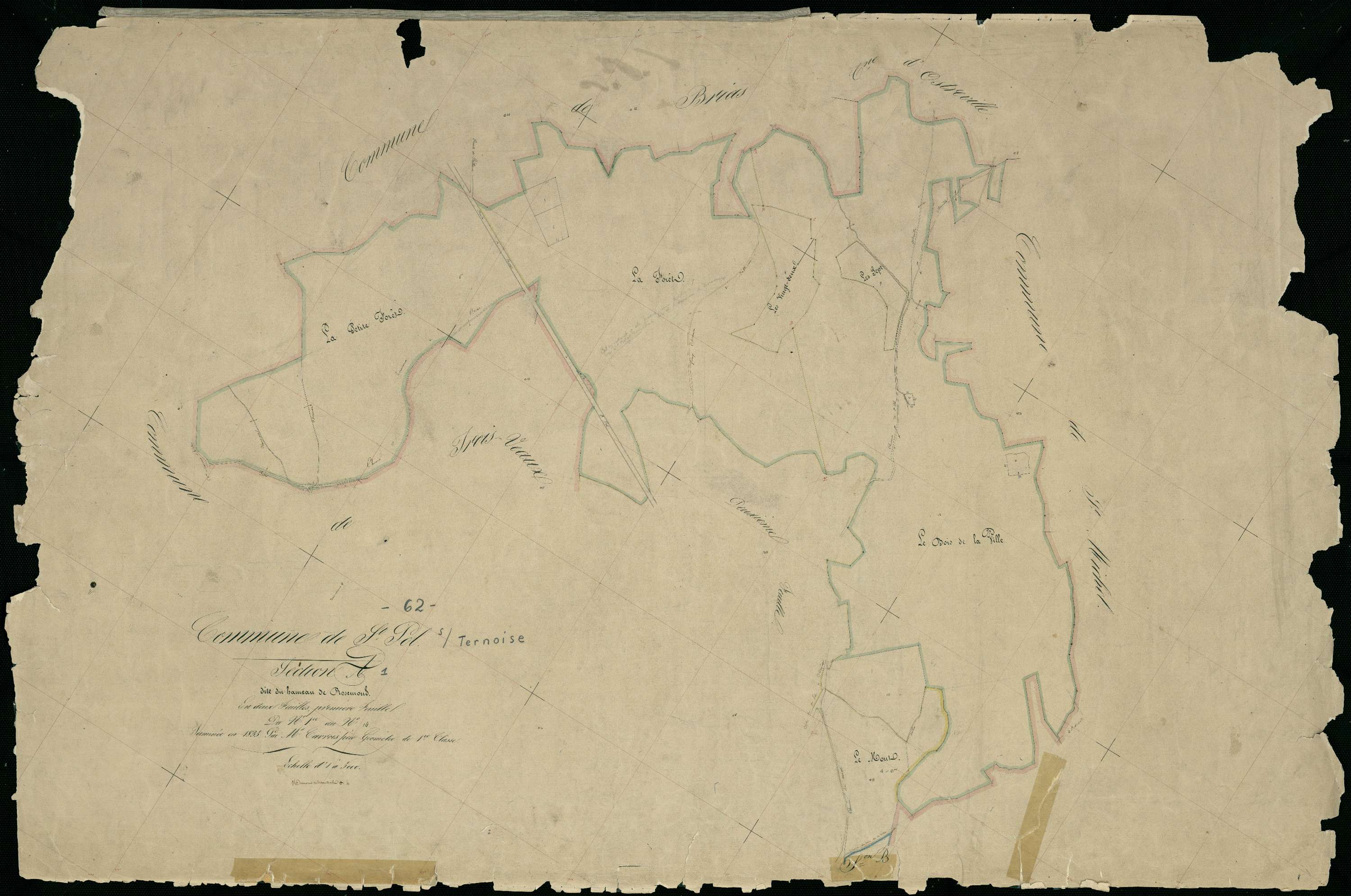 Saint-Pol-sur-Ternoise - Section A, 1re feuille
