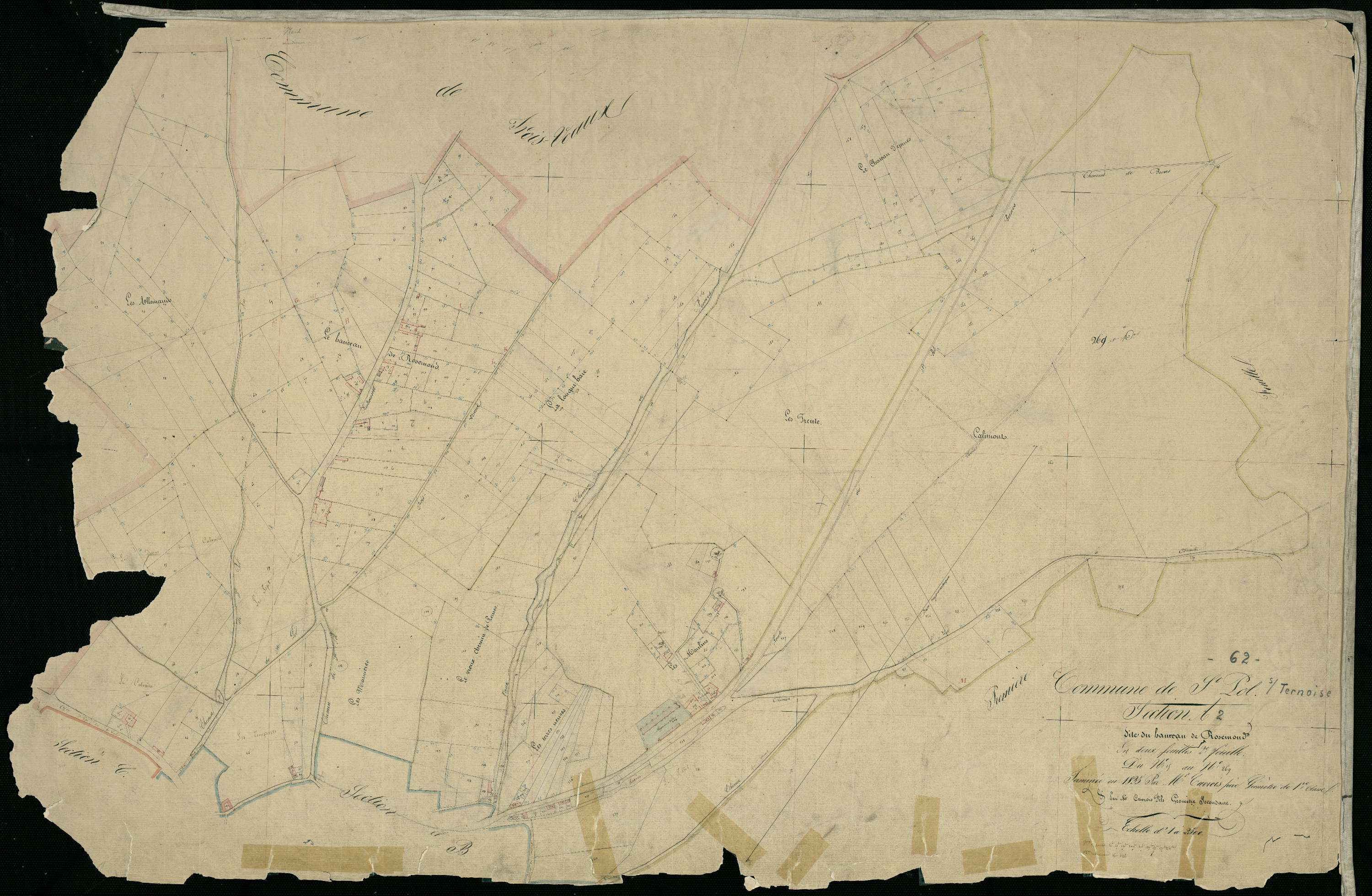 Saint-Pol-sur-Ternoise - Section A, 2e feuille