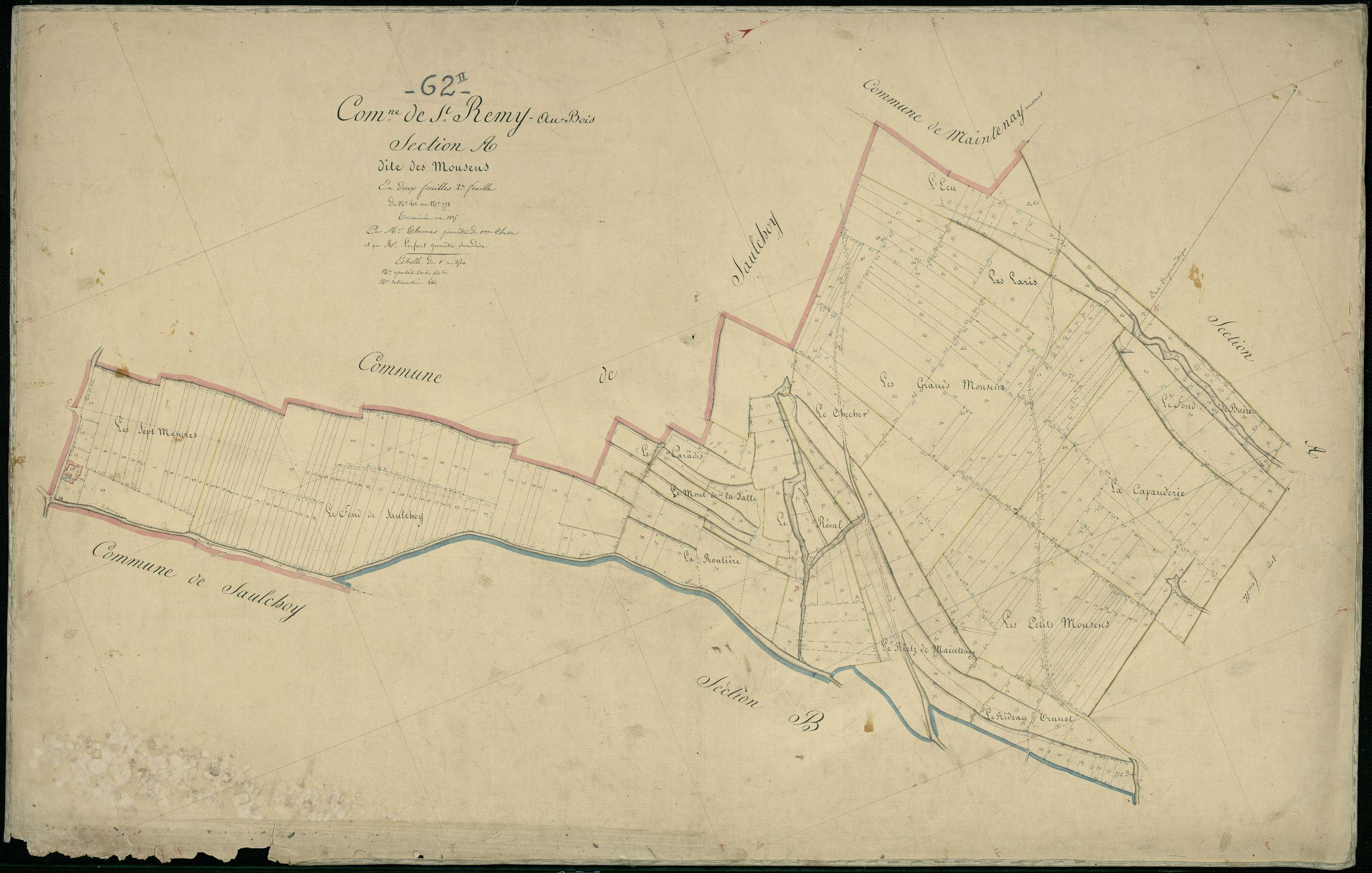 Saint-Rémy-au-Bois - Section A, 2e feuille