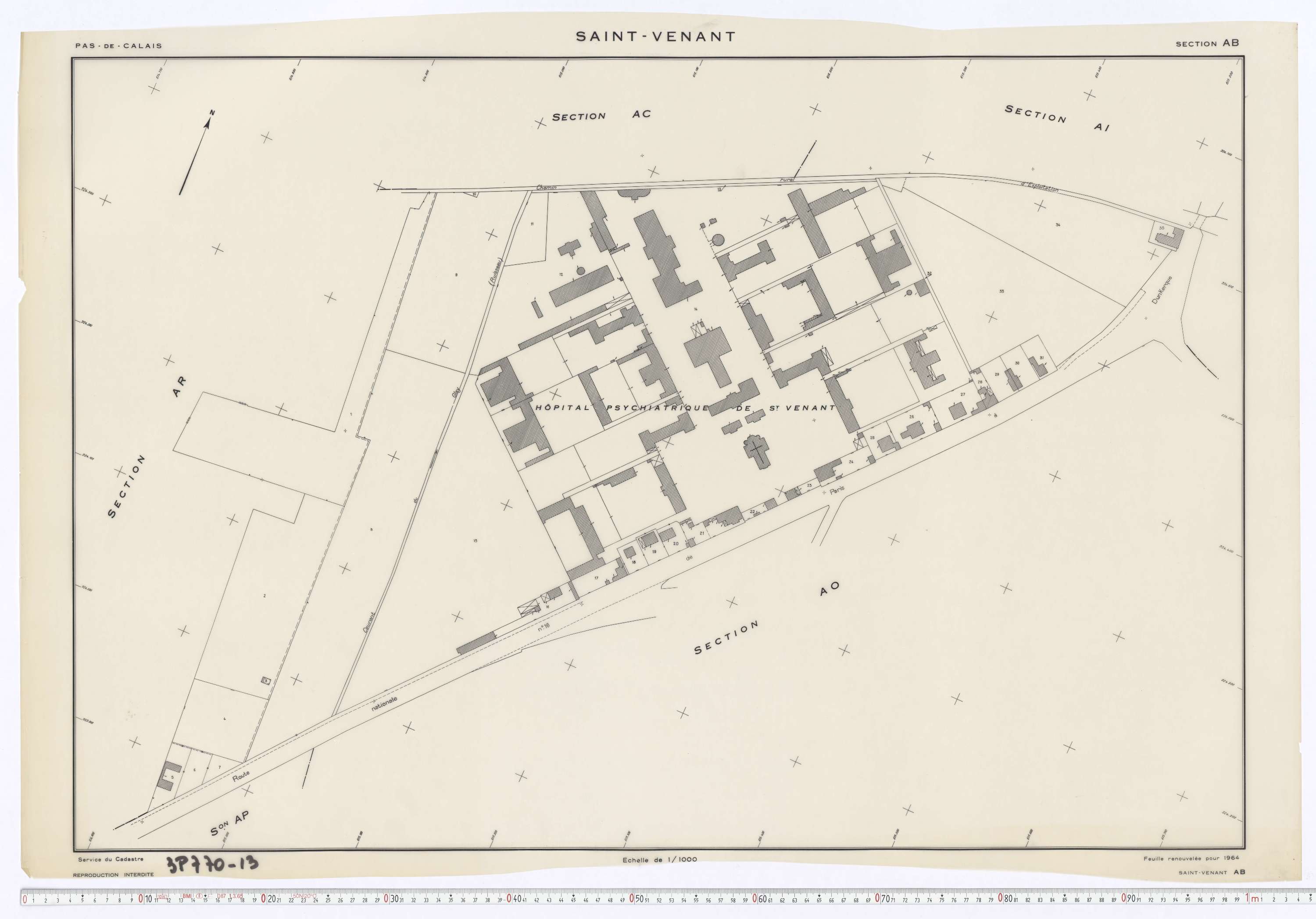 Saint-Venant - Section AB.
