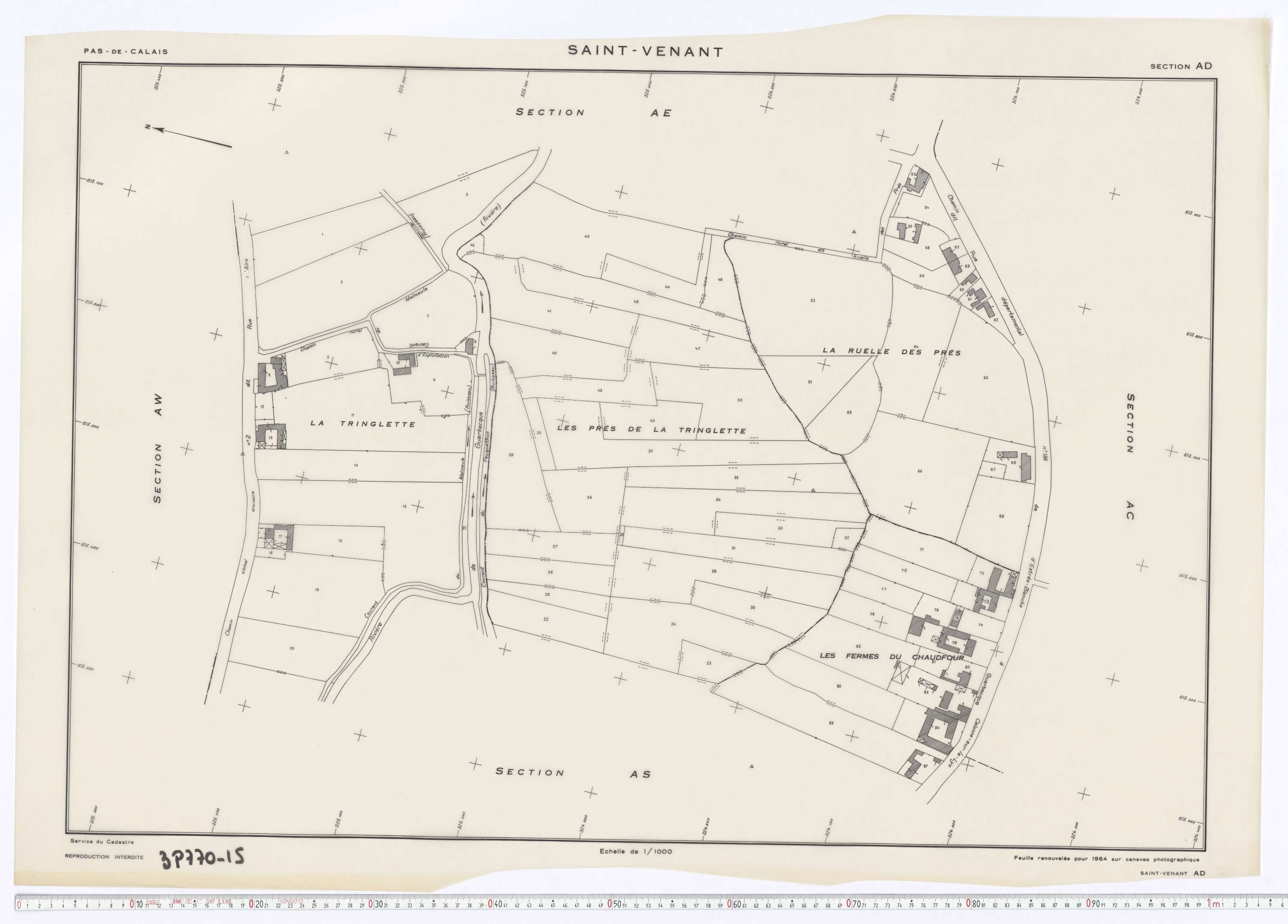 Saint-Venant - Section AD.