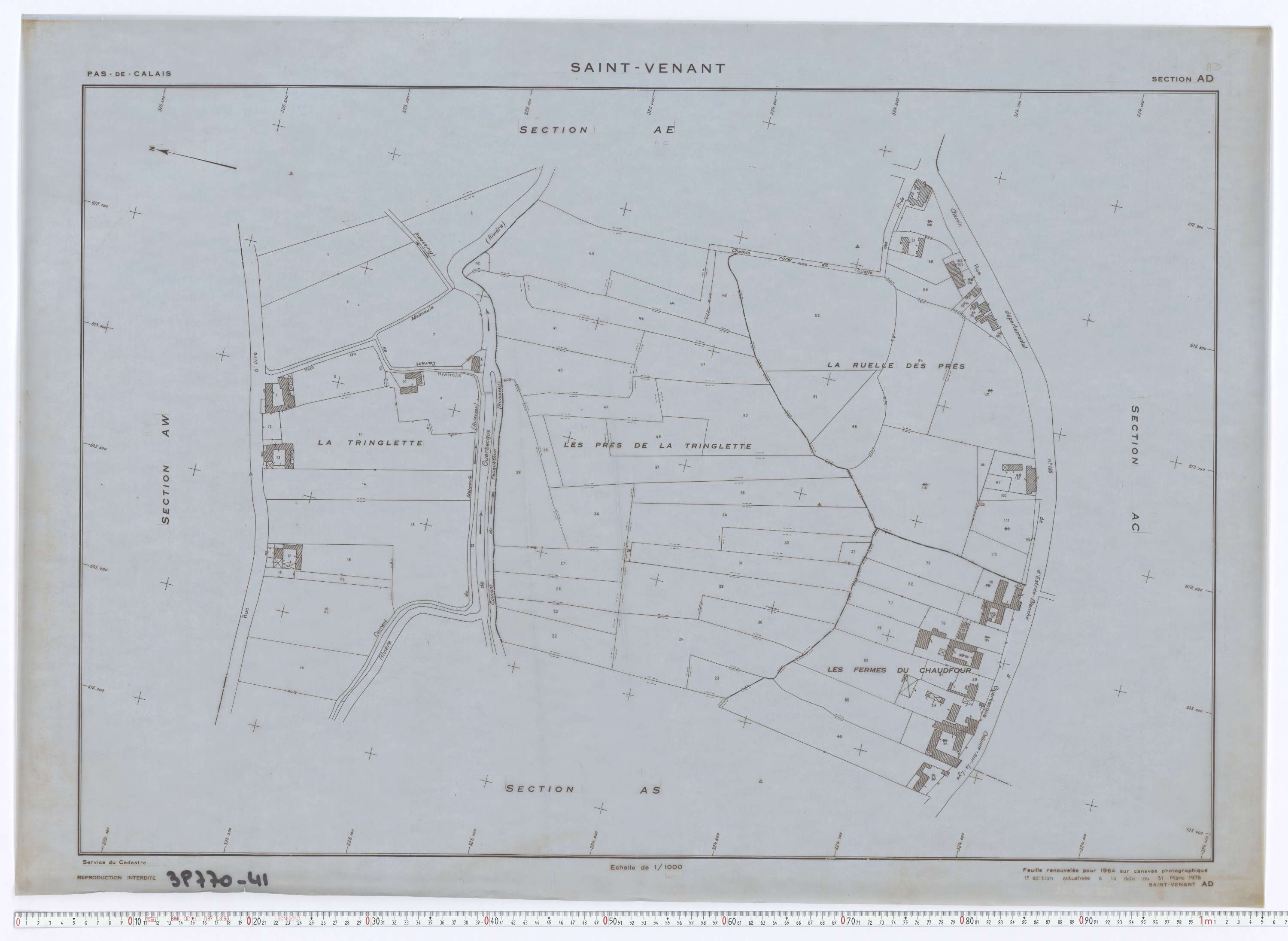 Saint-Venant - Section AD.