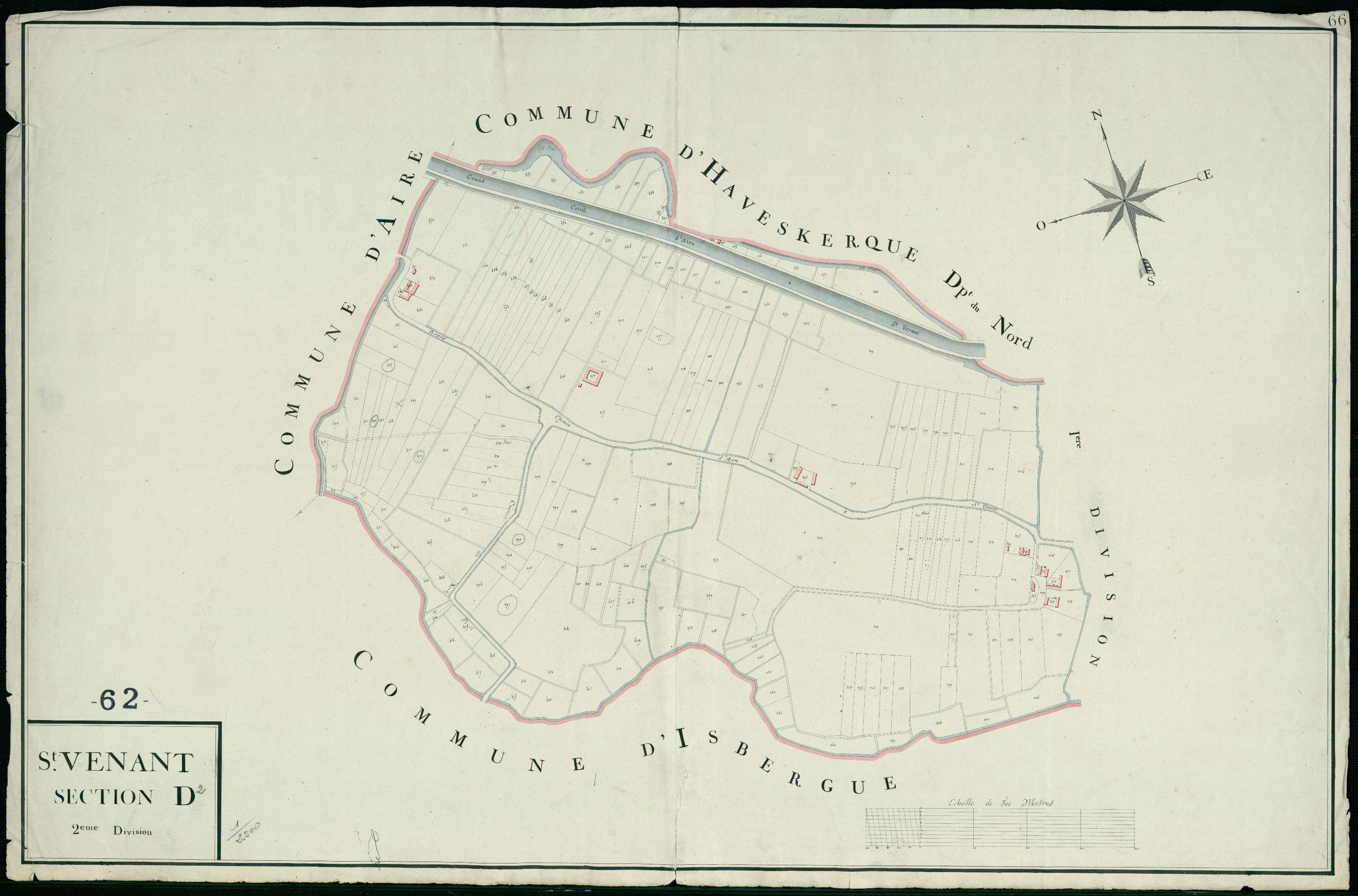 Saint-Venant - Section D, 2e feuille