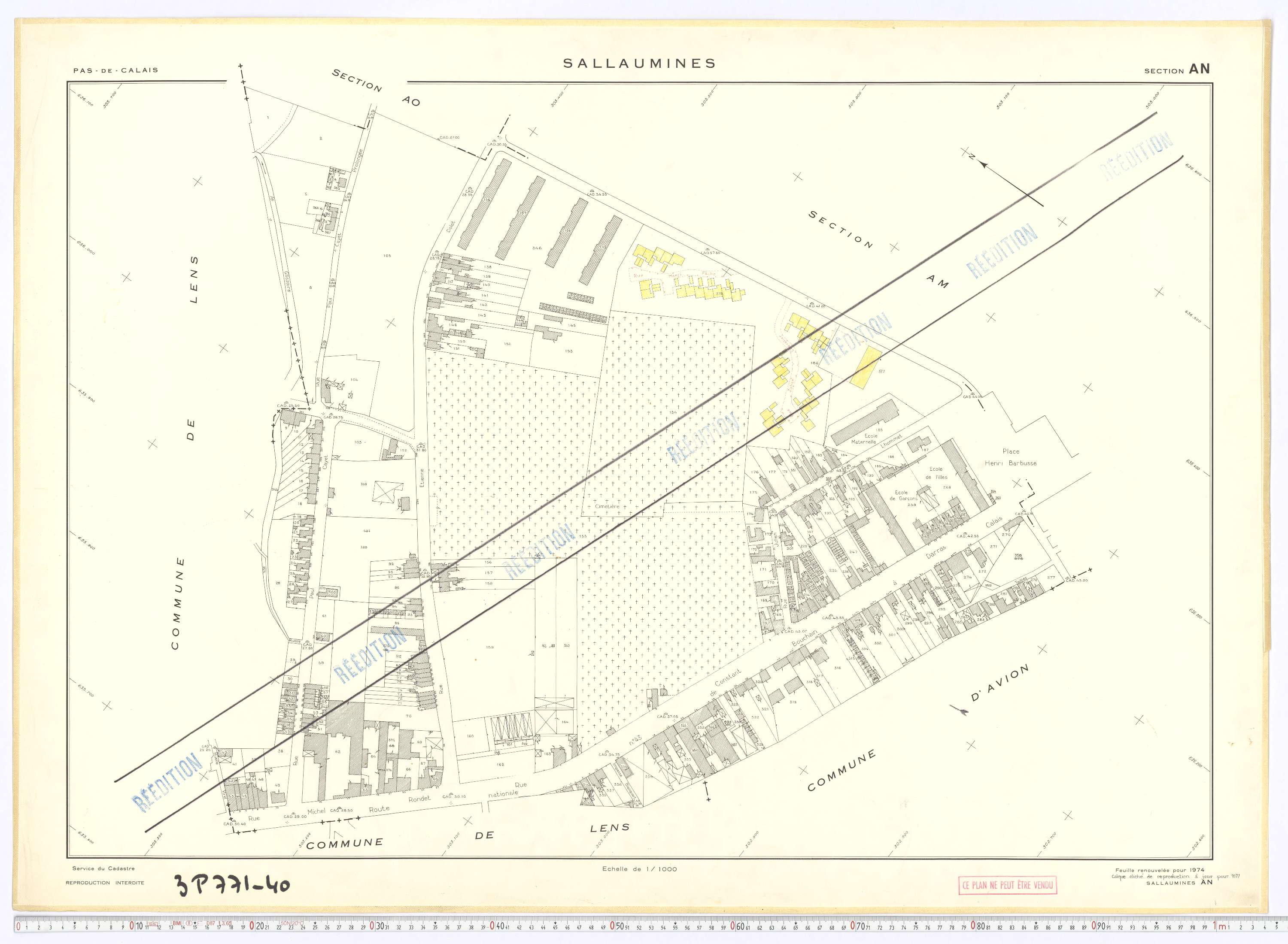 Sallaumines - Section AN.