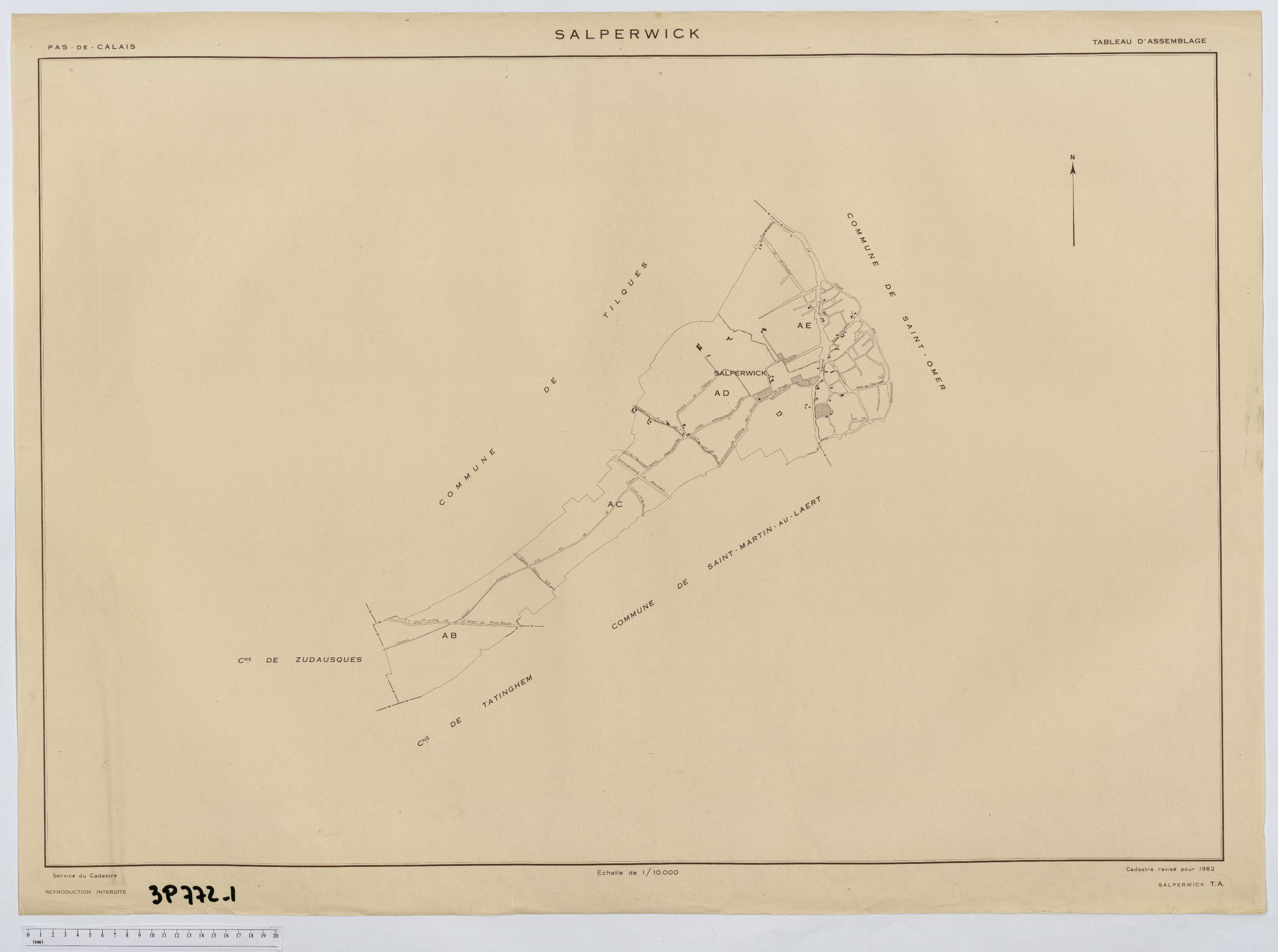 Salperwick - Tableau d'assemblage.