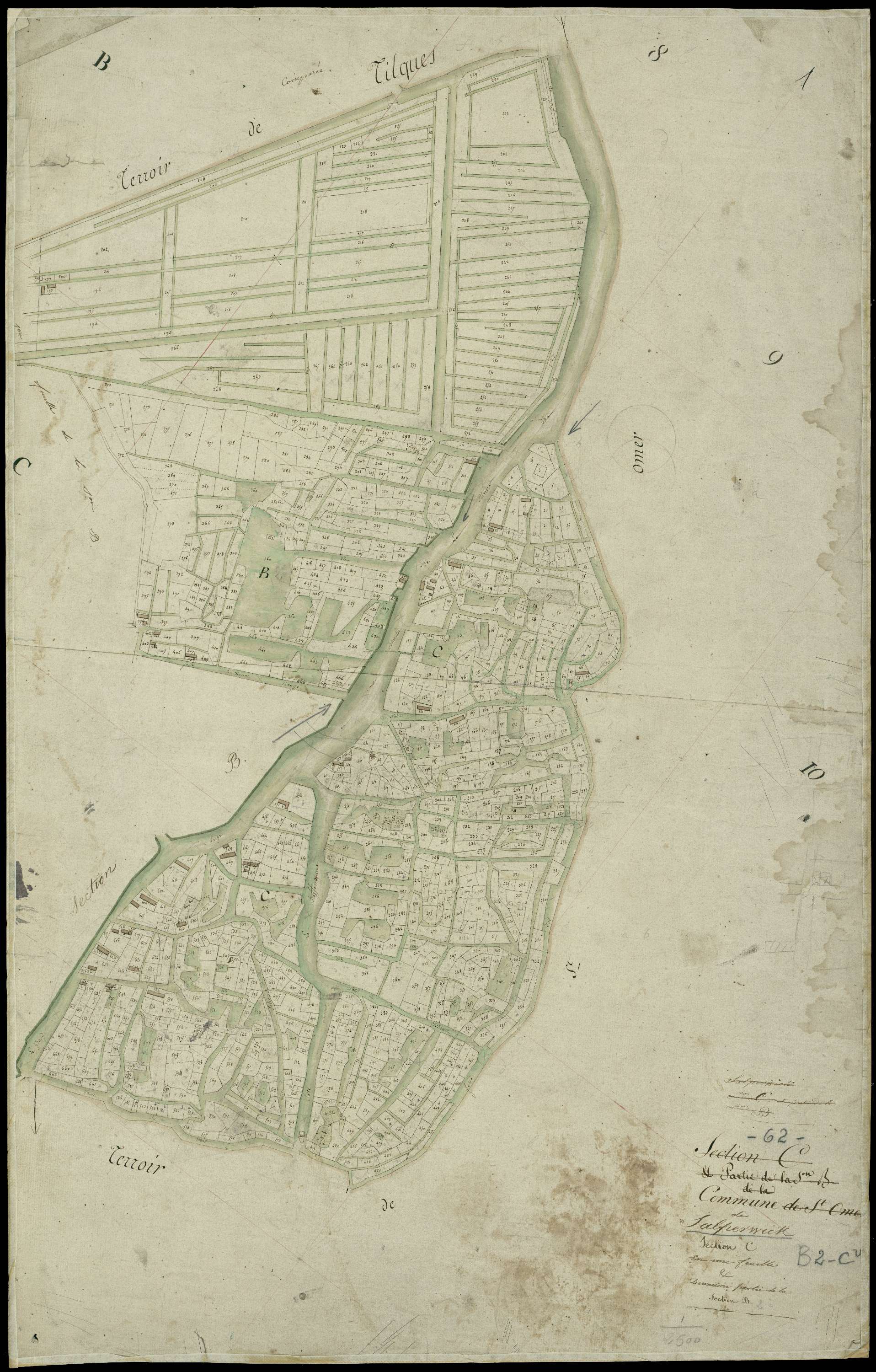 Salperwick - Section B, 2e feuille , section C