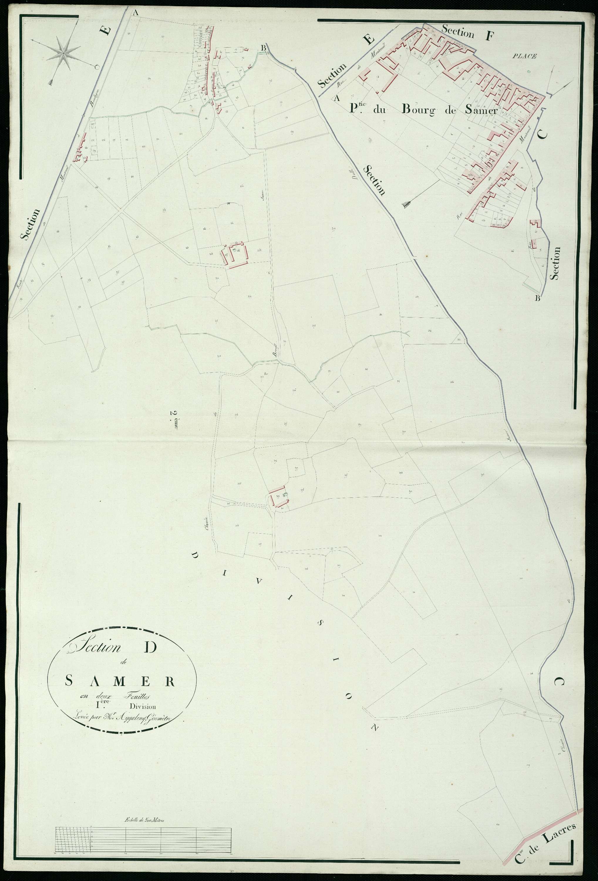 Samer - Section D, 1re feuille