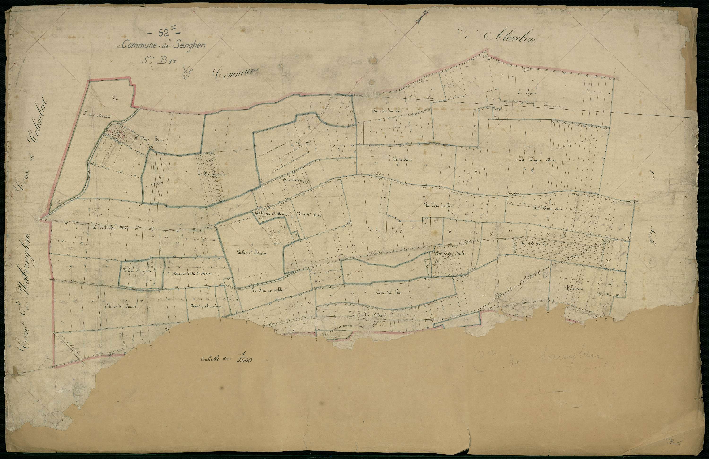 Sanghen - Section B, 1re feuille