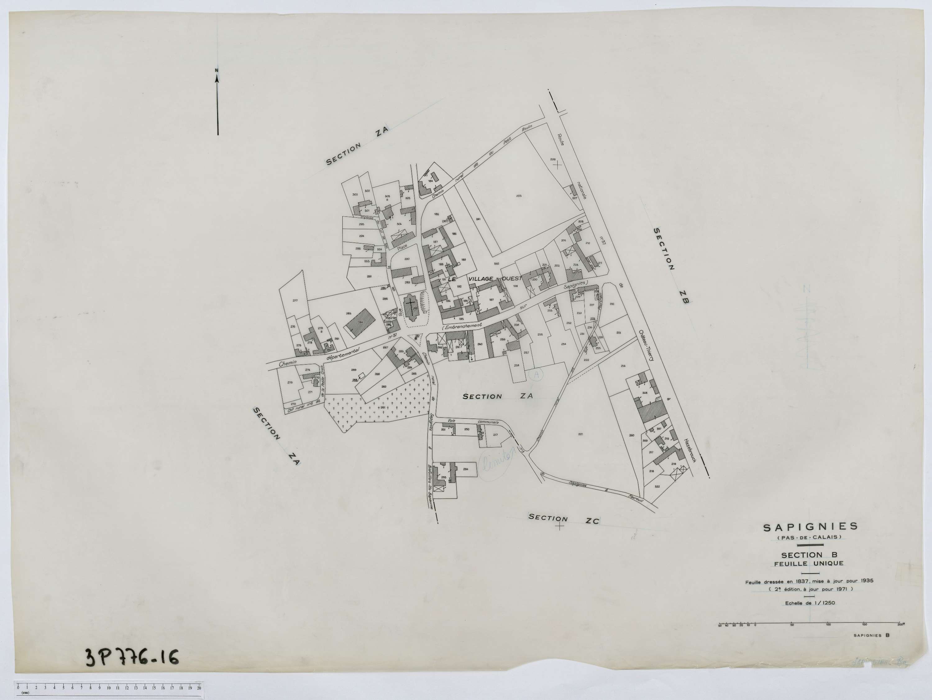 Sapignies - Section B.