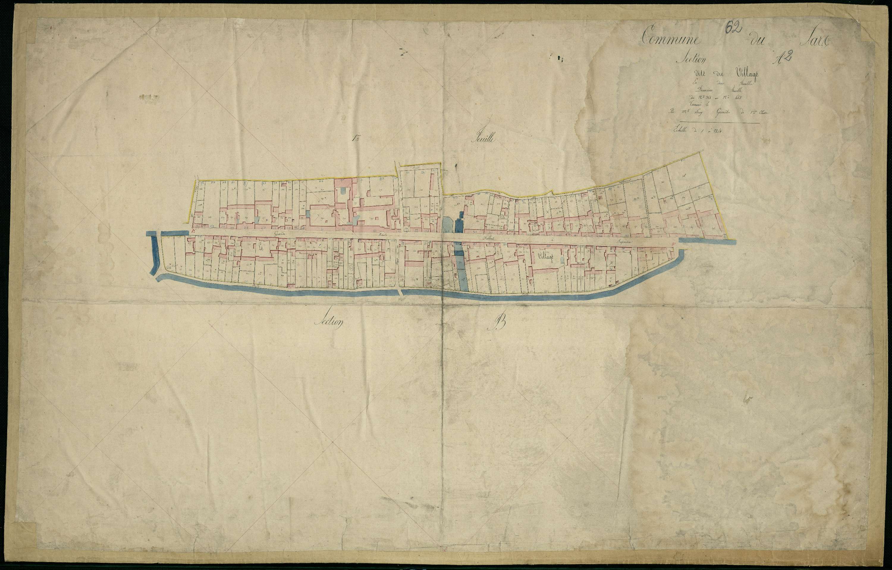 Le Sars - Section A, 2e feuille