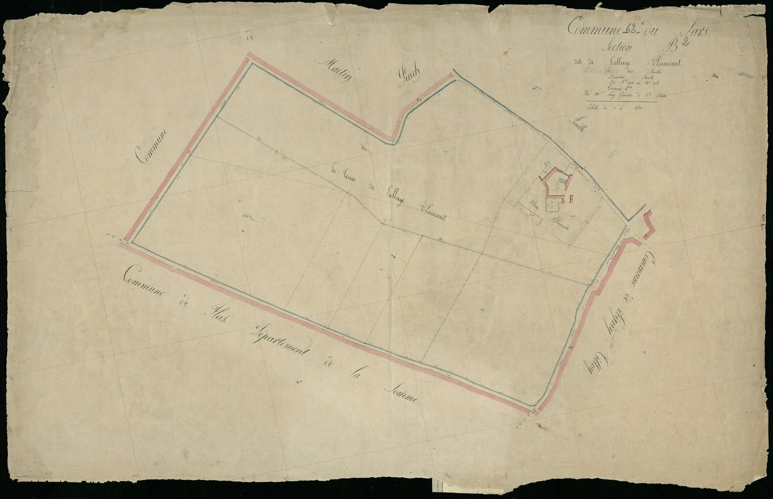 Le Sars - Section B, 2e feuille