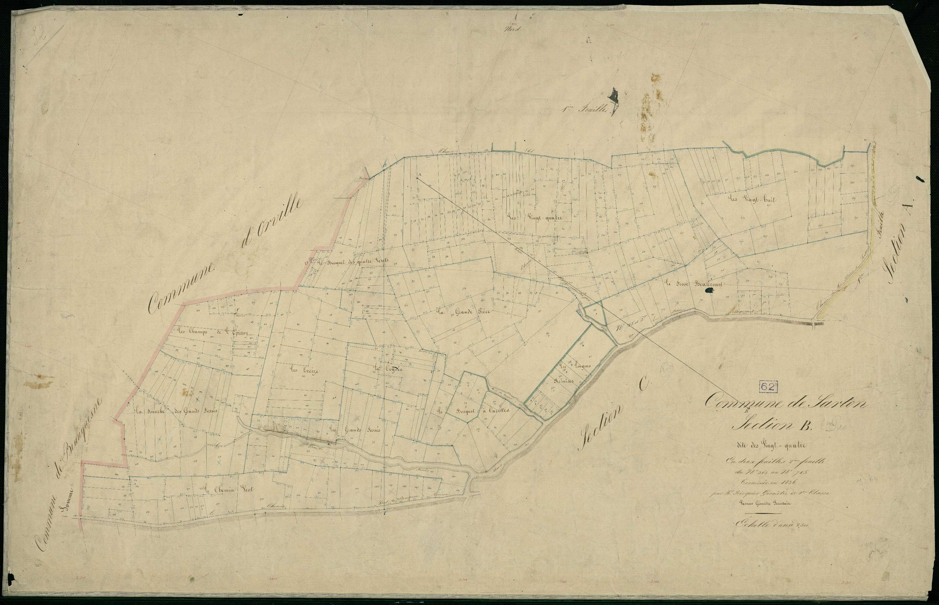 Sarton - Section B, 2e feuille