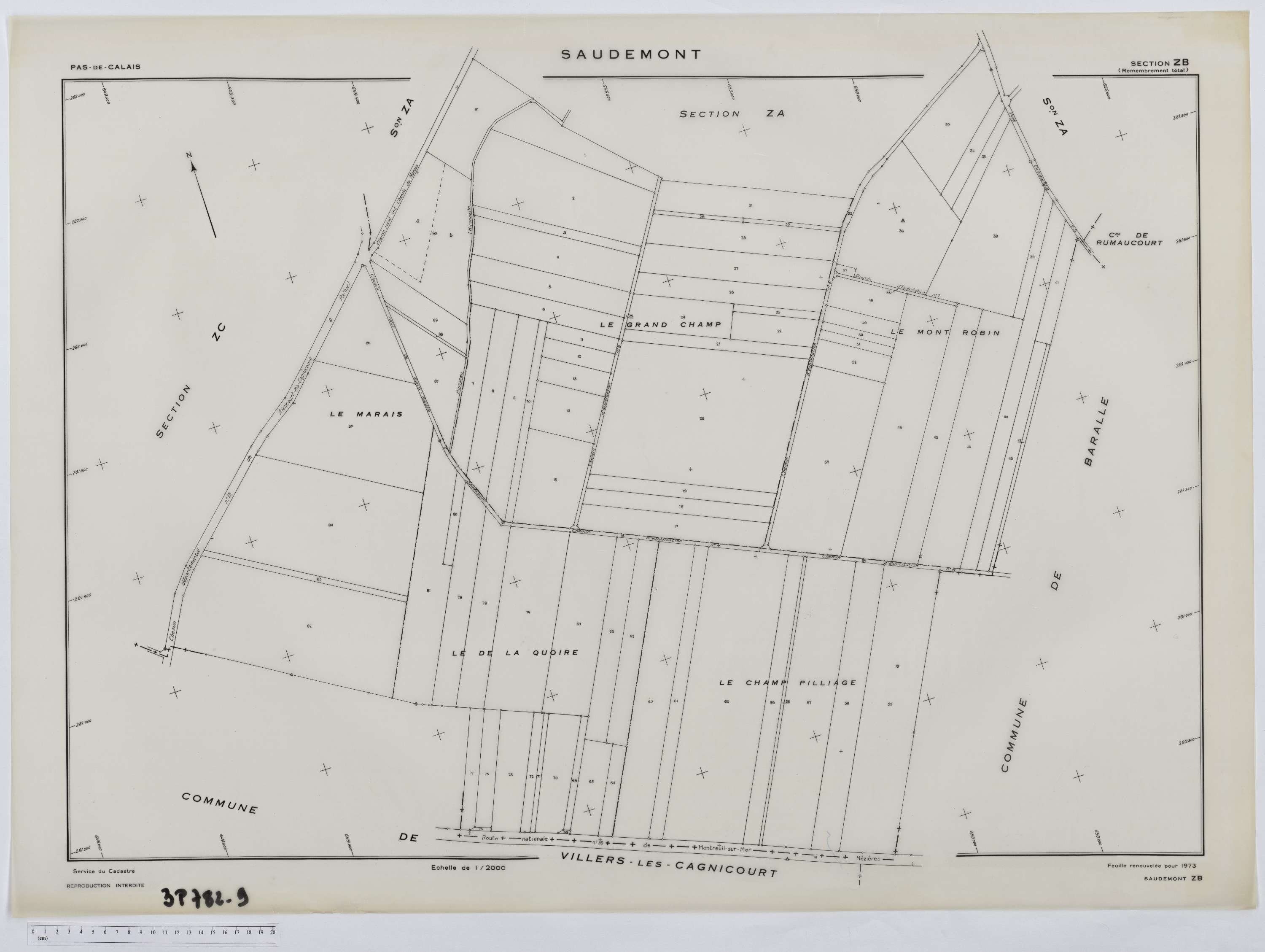 Saudemont - Section ZB.