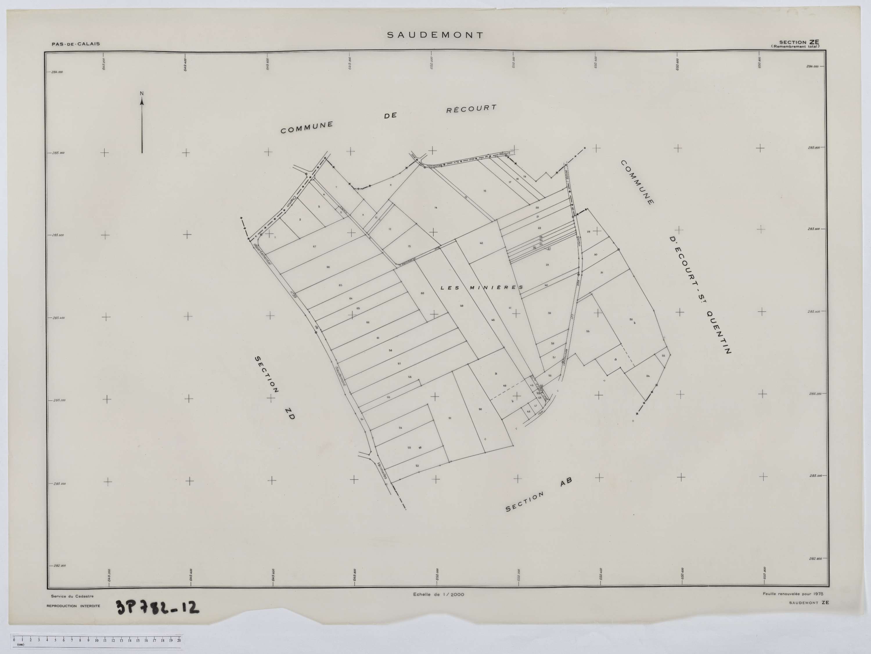 Saudemont - Section ZE.