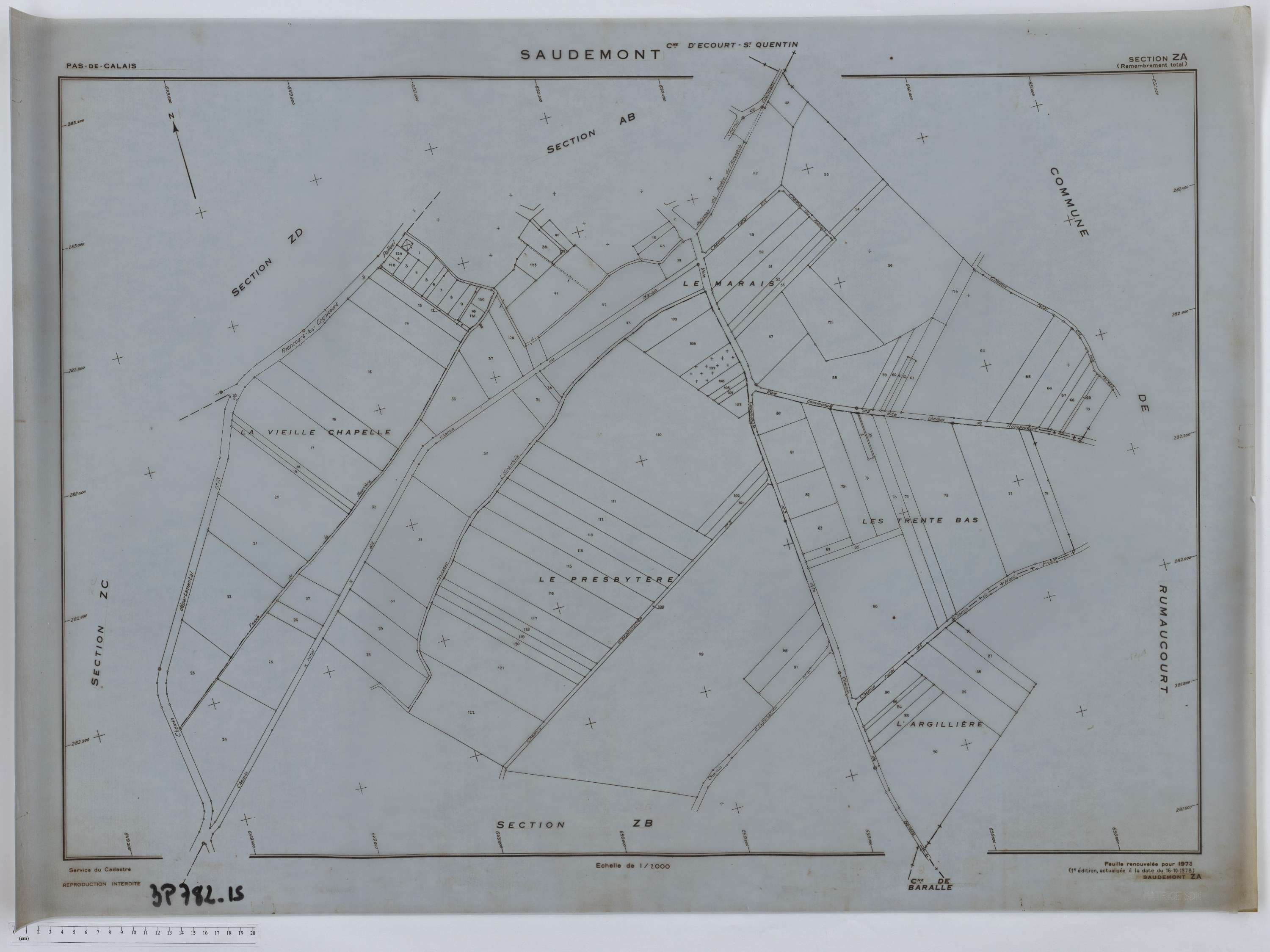 Saudemont - Section ZA.