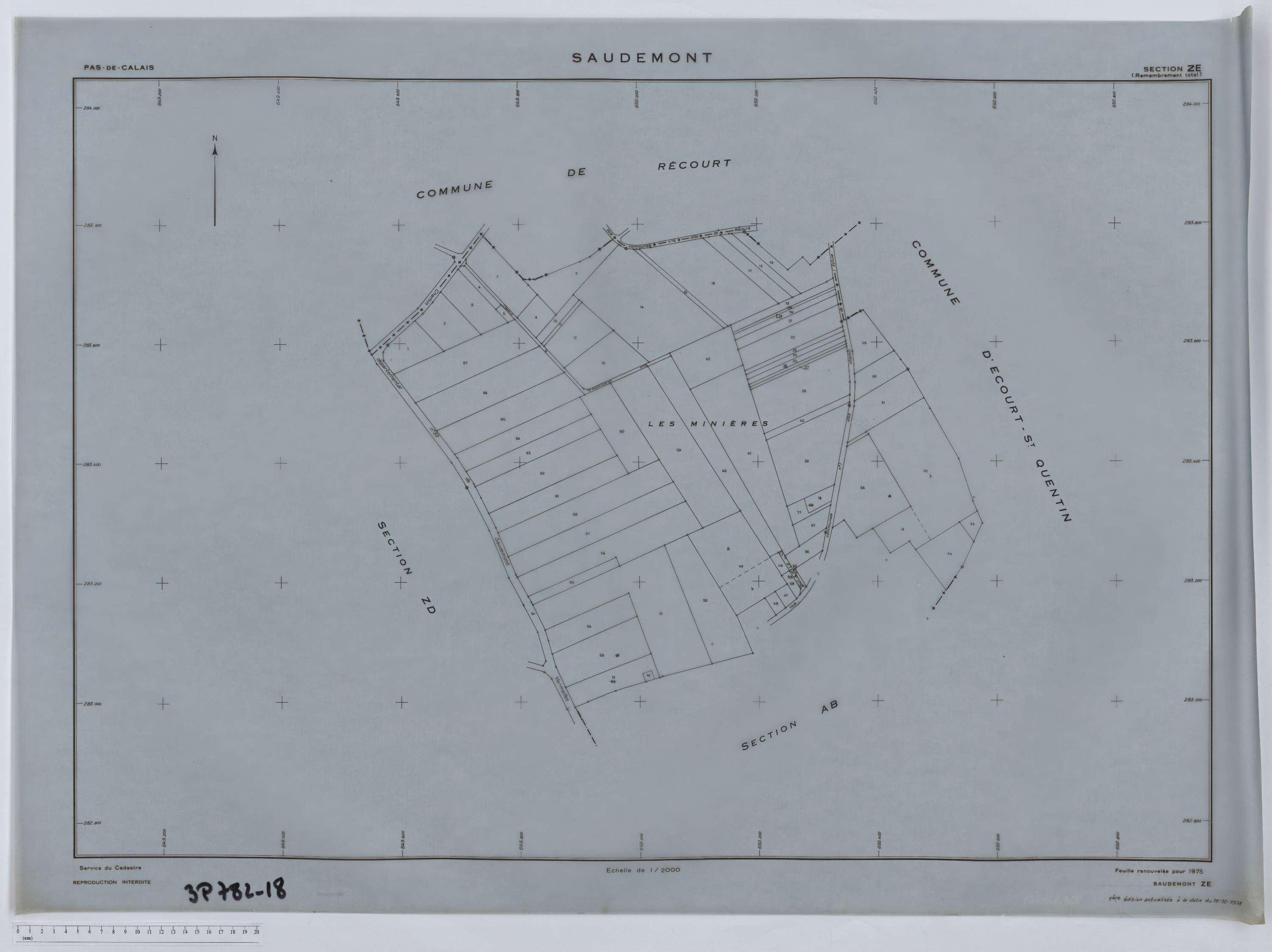 Saudemont - Section ZE.