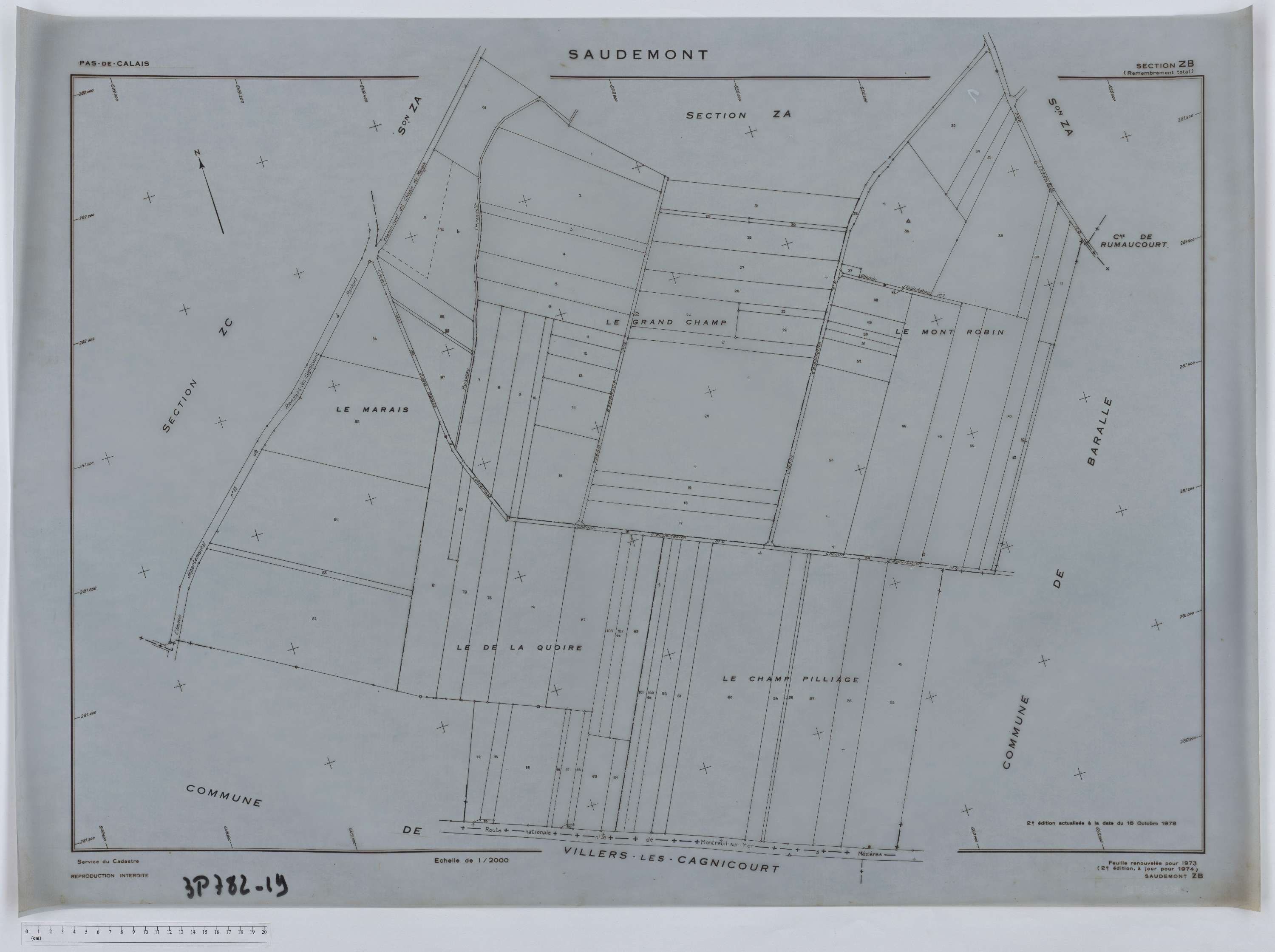 Saudemont - Section ZB.