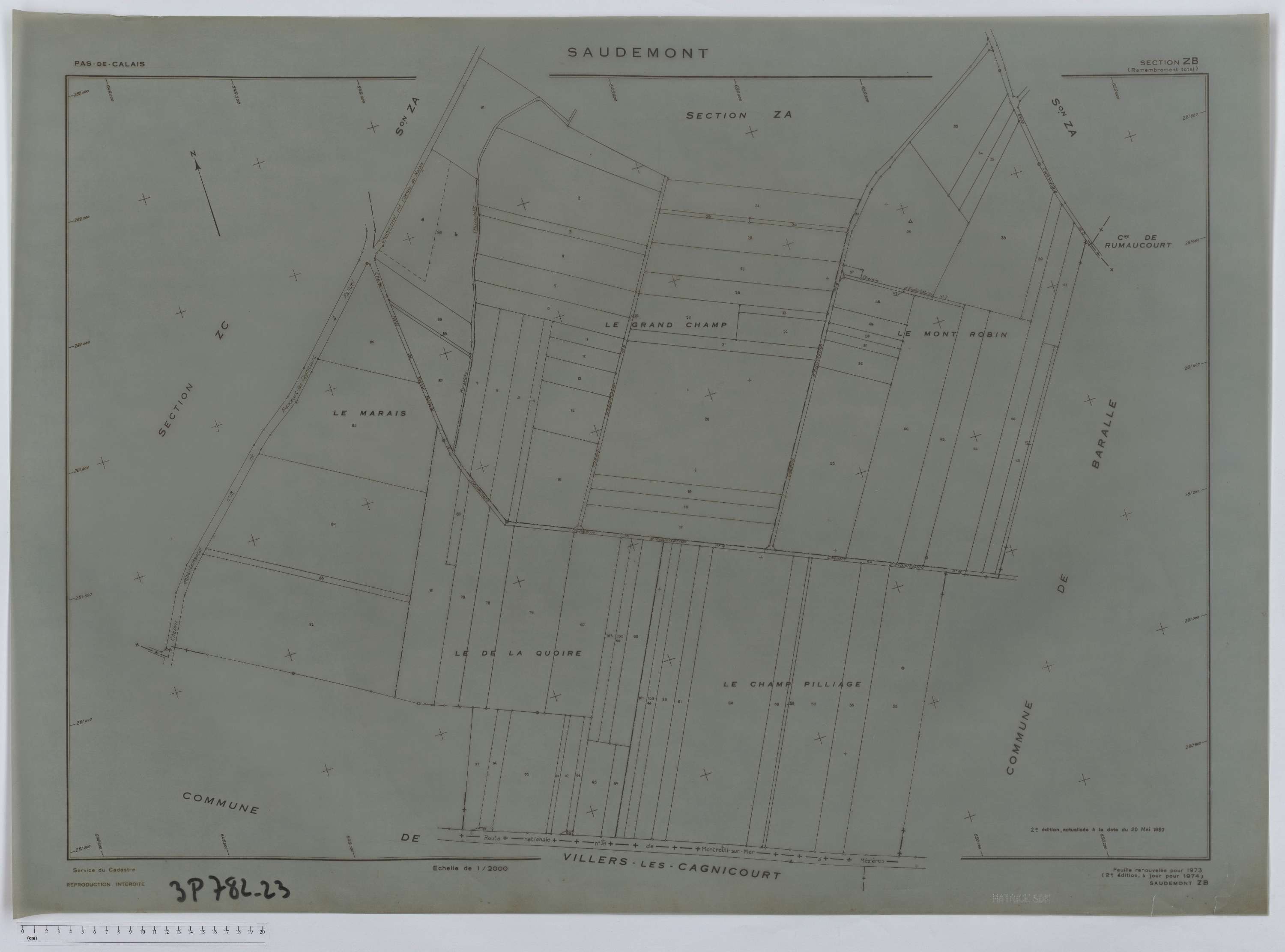 Saudemont - Section ZB.