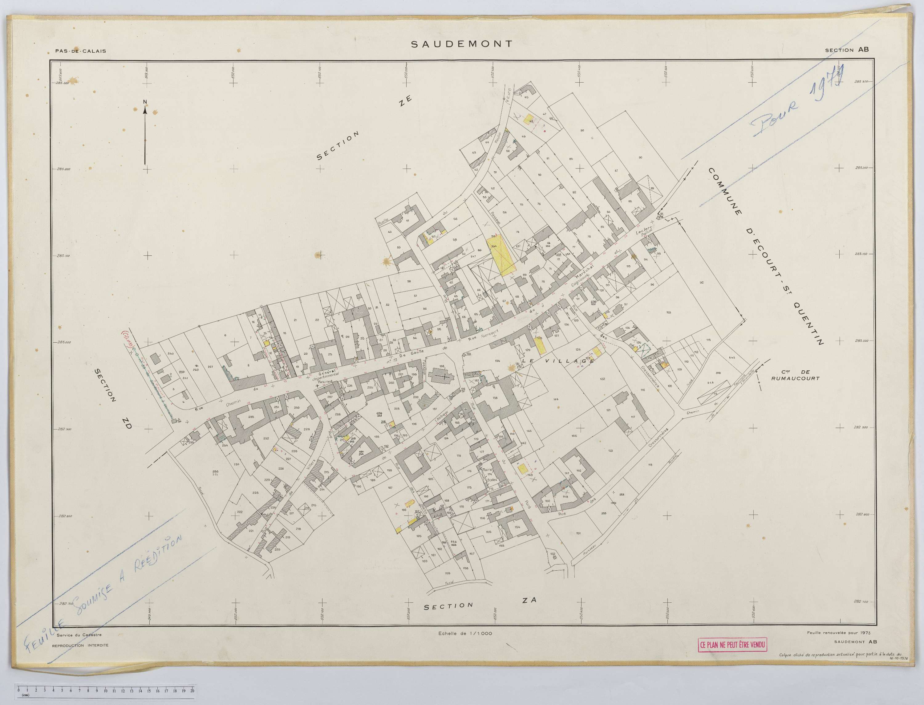 Saudemont - Section AB.