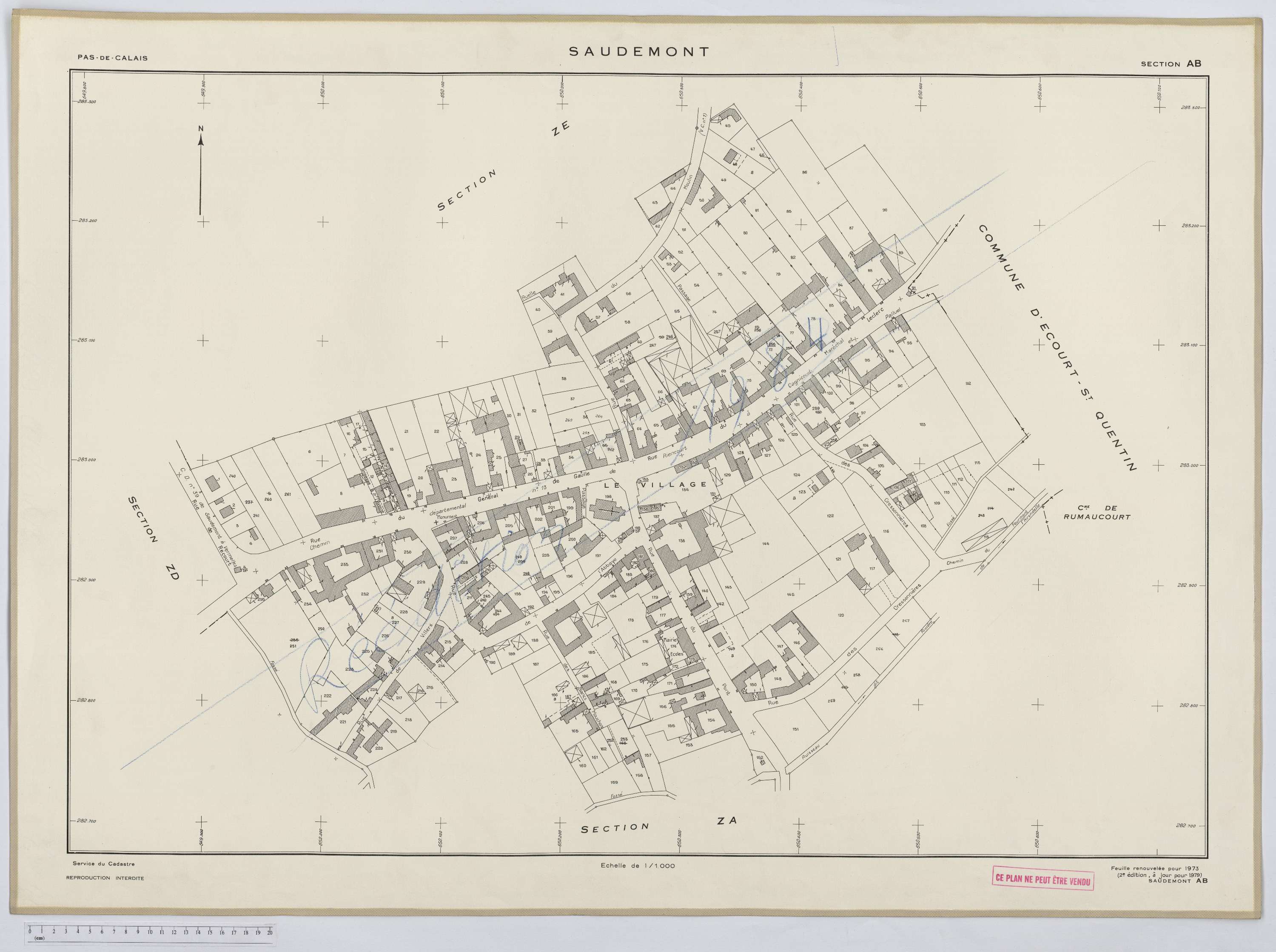 Saudemont - Section AB.