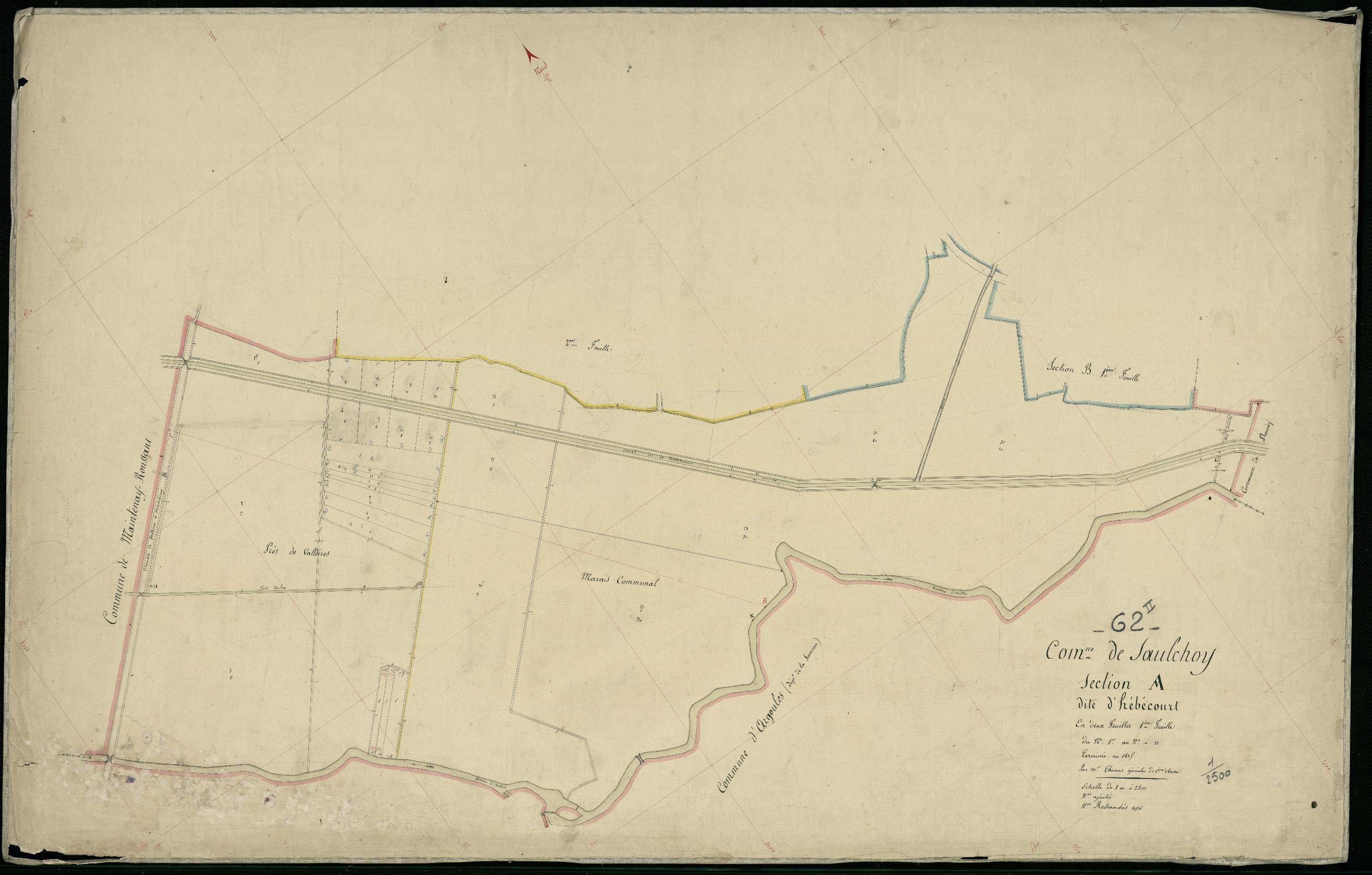 Saulchoy - Section A, 1re feuille