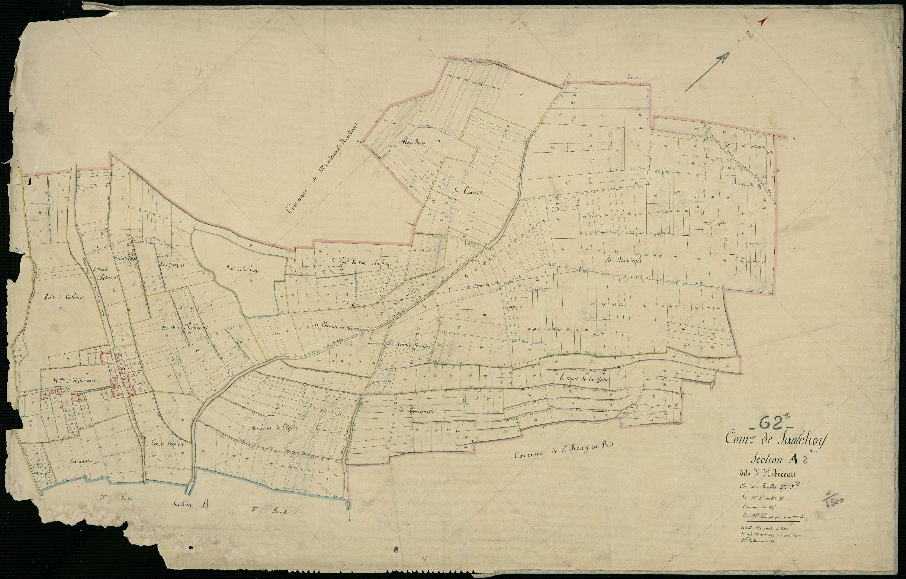Saulchoy - Section A, 2e feuille