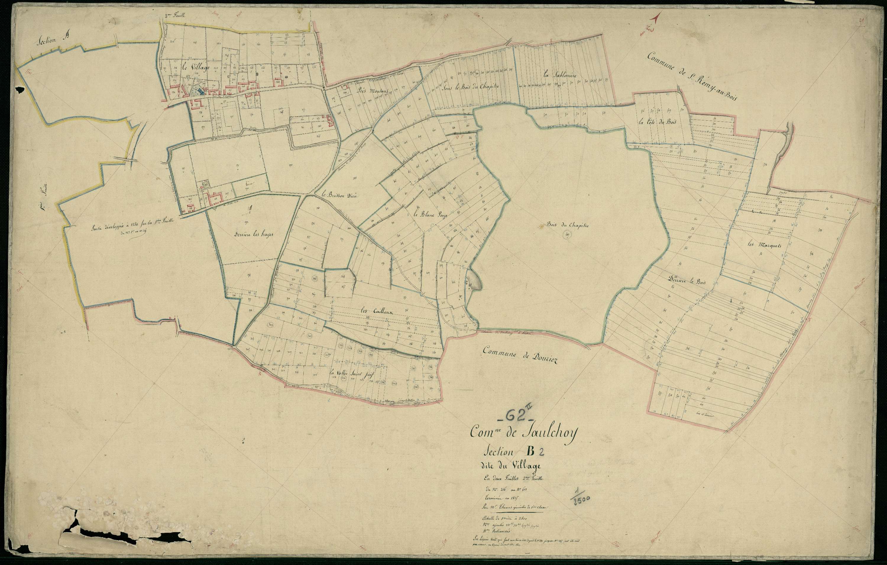Saulchoy - Section B, 2e feuille