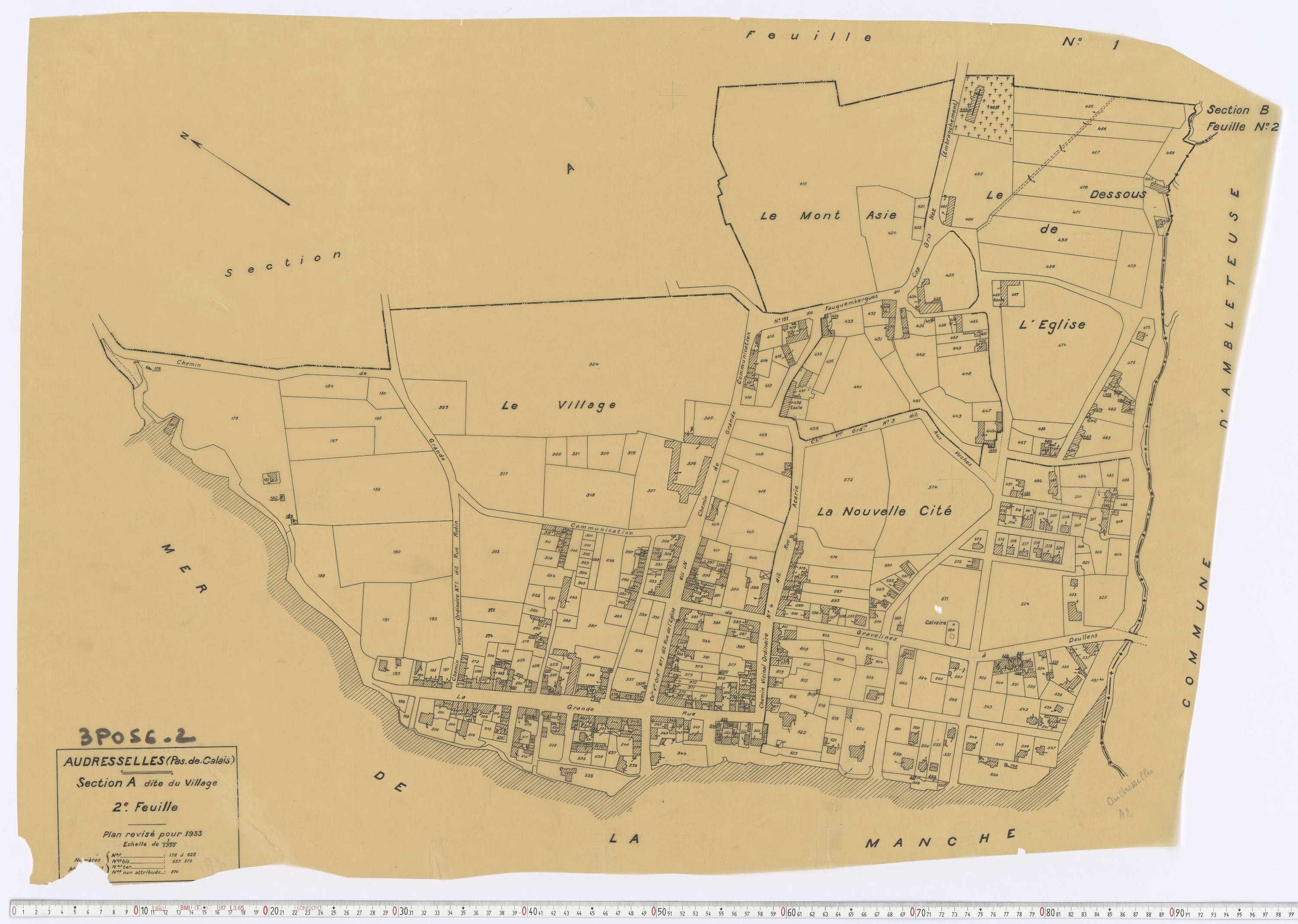 Selles - Section A, feuille 2.