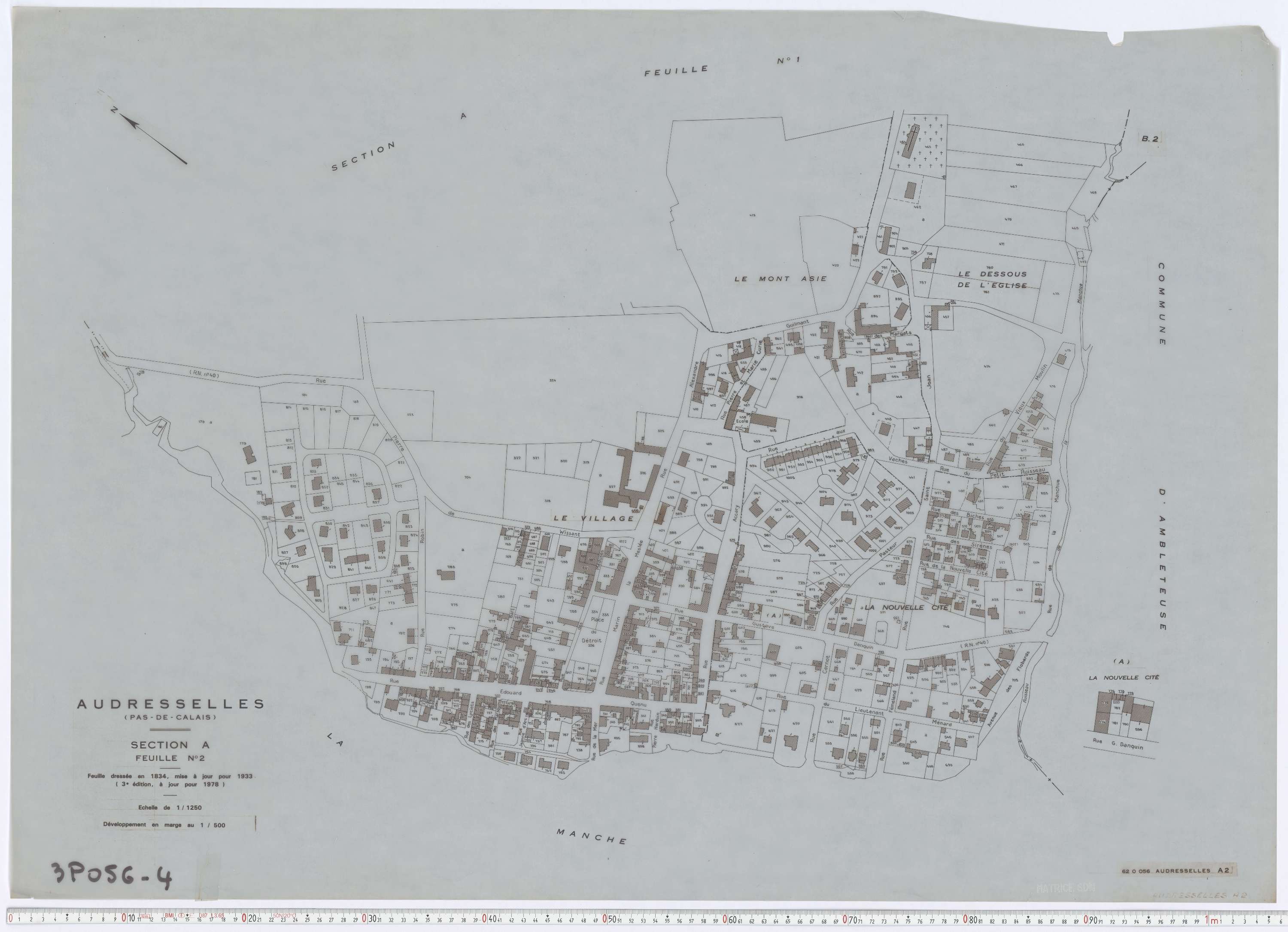 Selles - Section A, feuille 2.