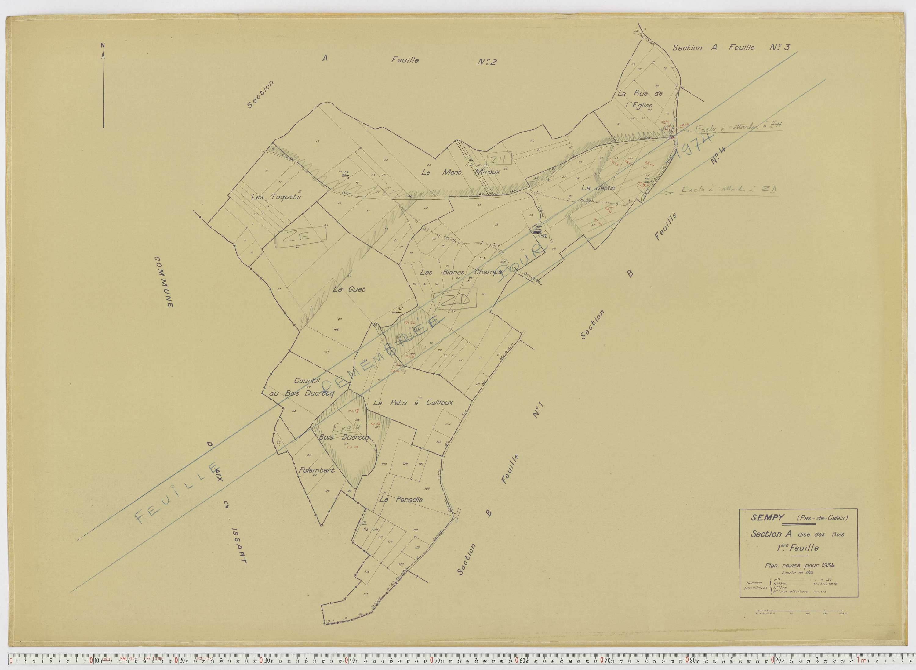 Sempy - Section A, feuille 1.