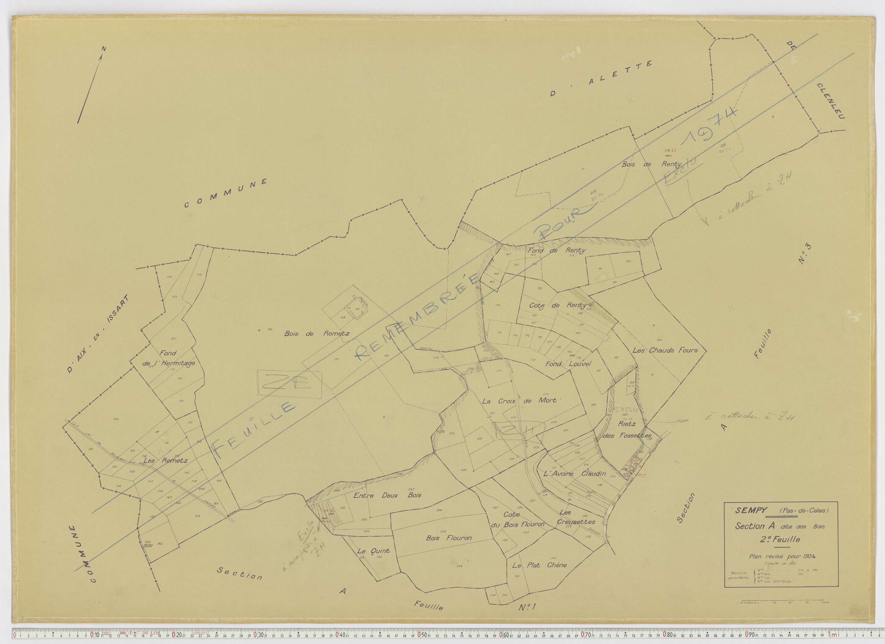 Sempy - Section A, feuille 2.